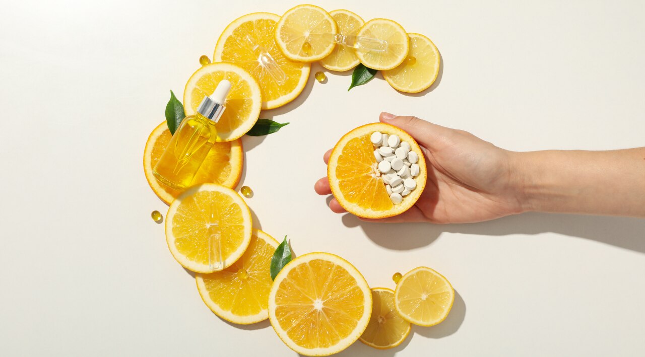 Mixed with Other Antioxidants like Vitamins C and E