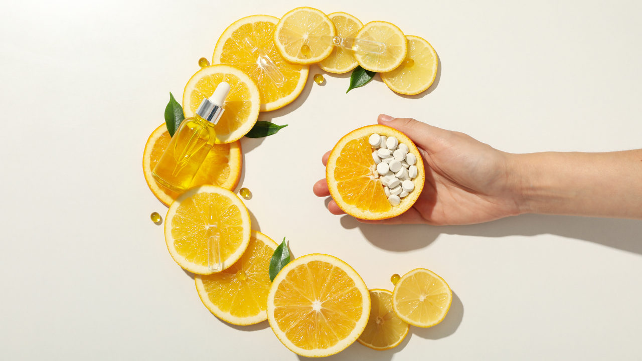 Mixed with Other Antioxidants like Vitamins C and E