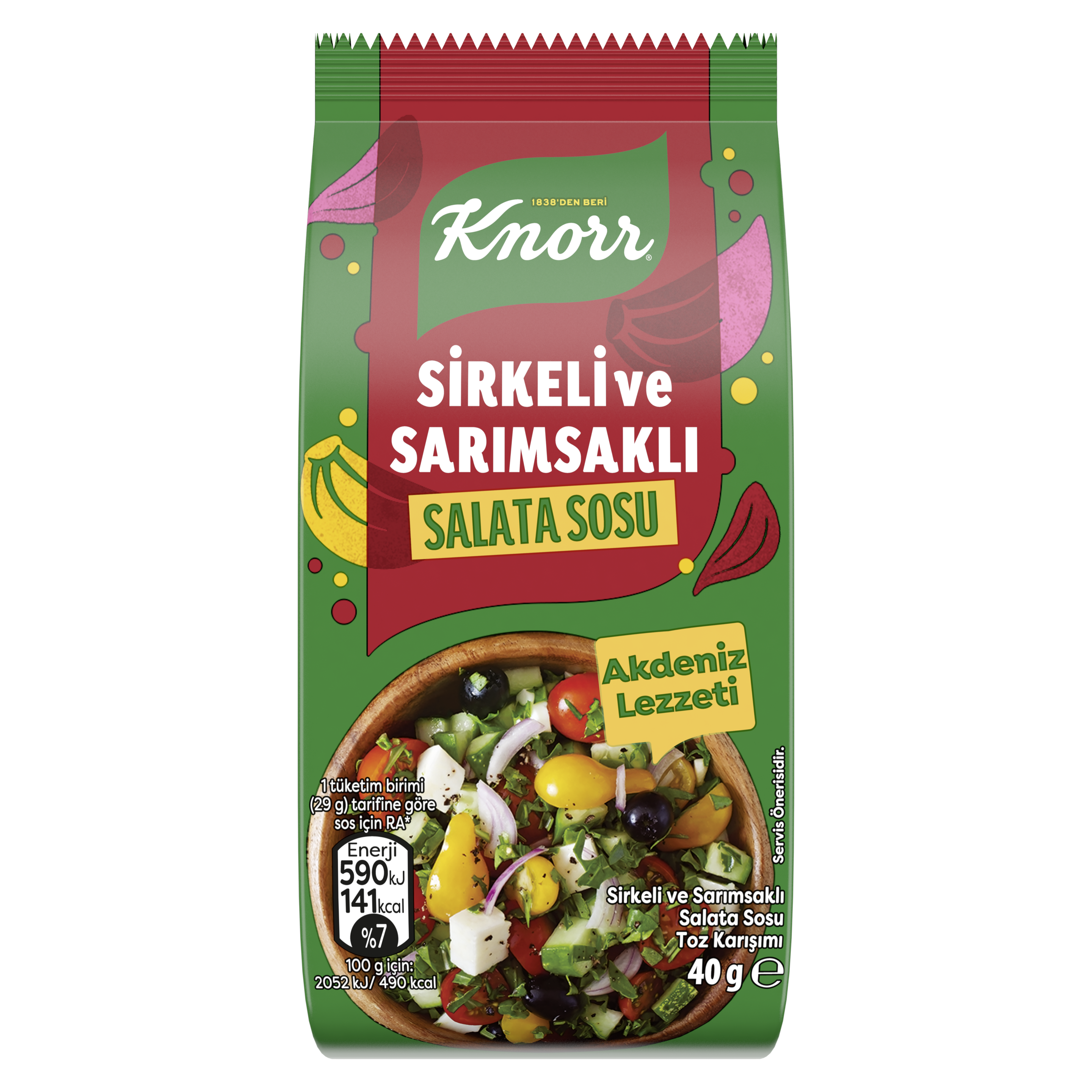 Knorr Sirkeli ve Sarımsaklı Salata Sosu packshot