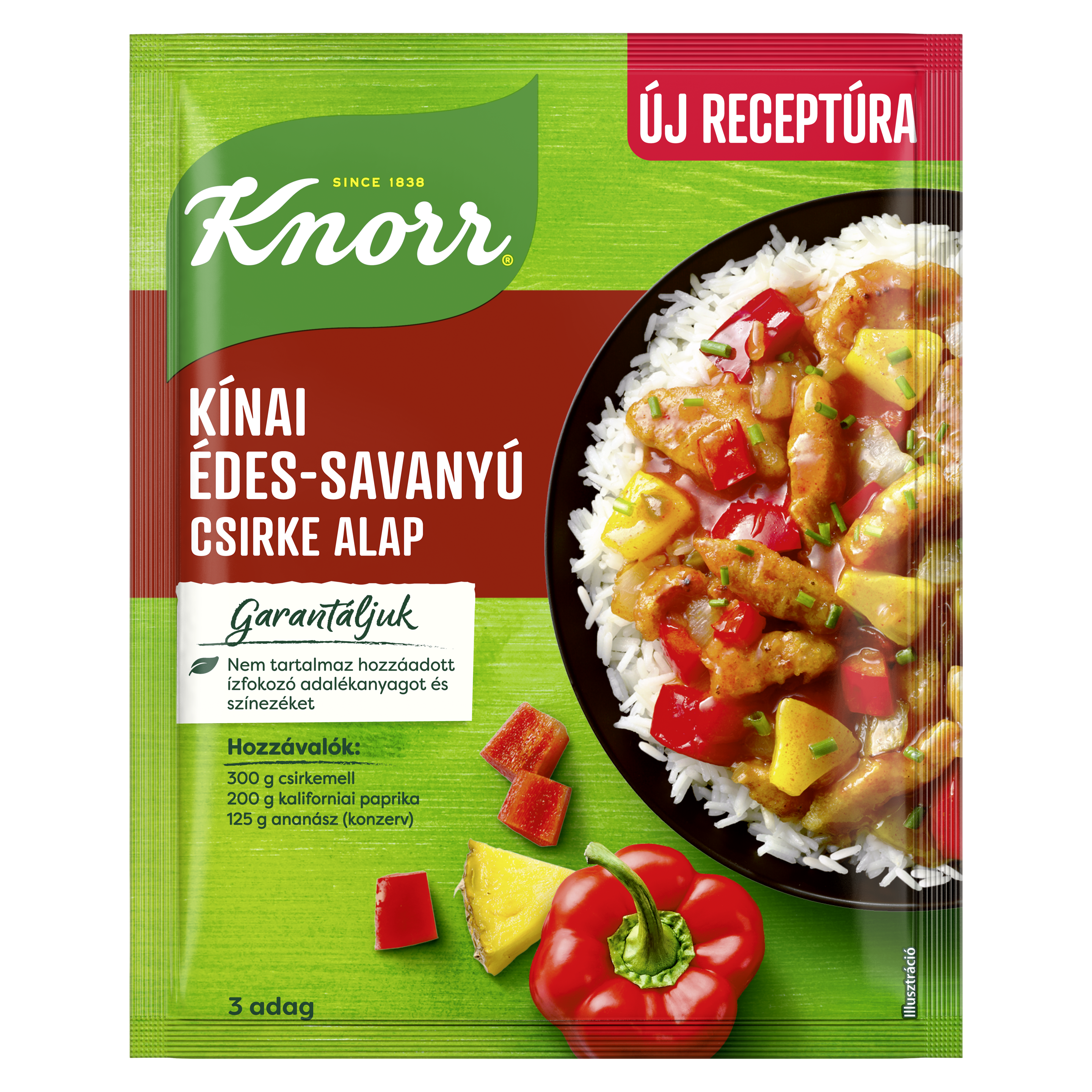 Knorr Kínai Édes-savanyú csirke alap 61g