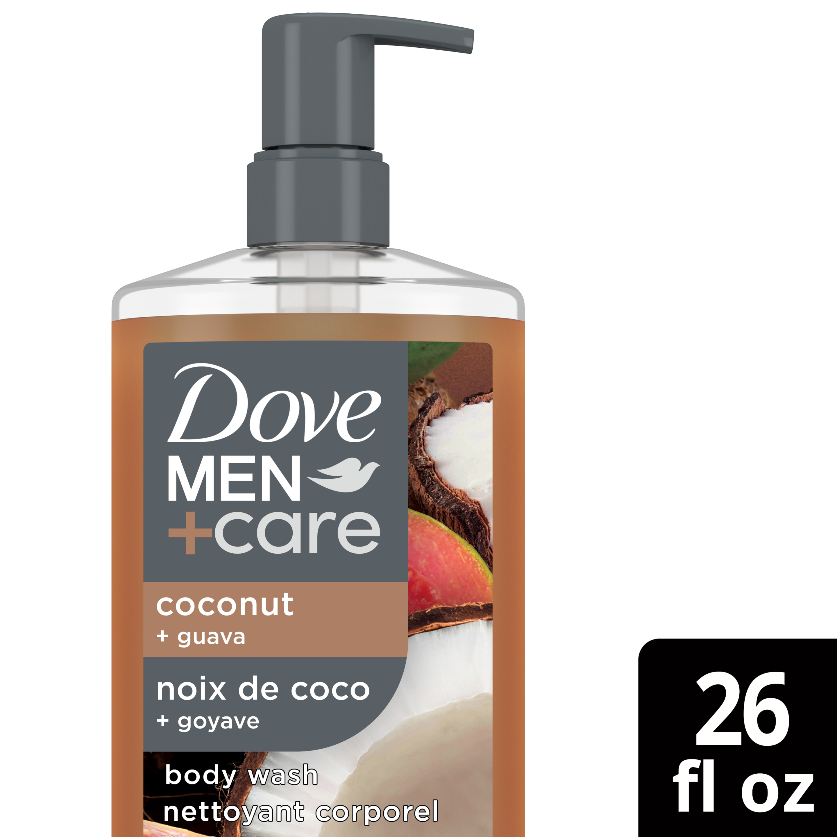 Men+Care Plant-Based Coconut+Guava Body Wash packshot
