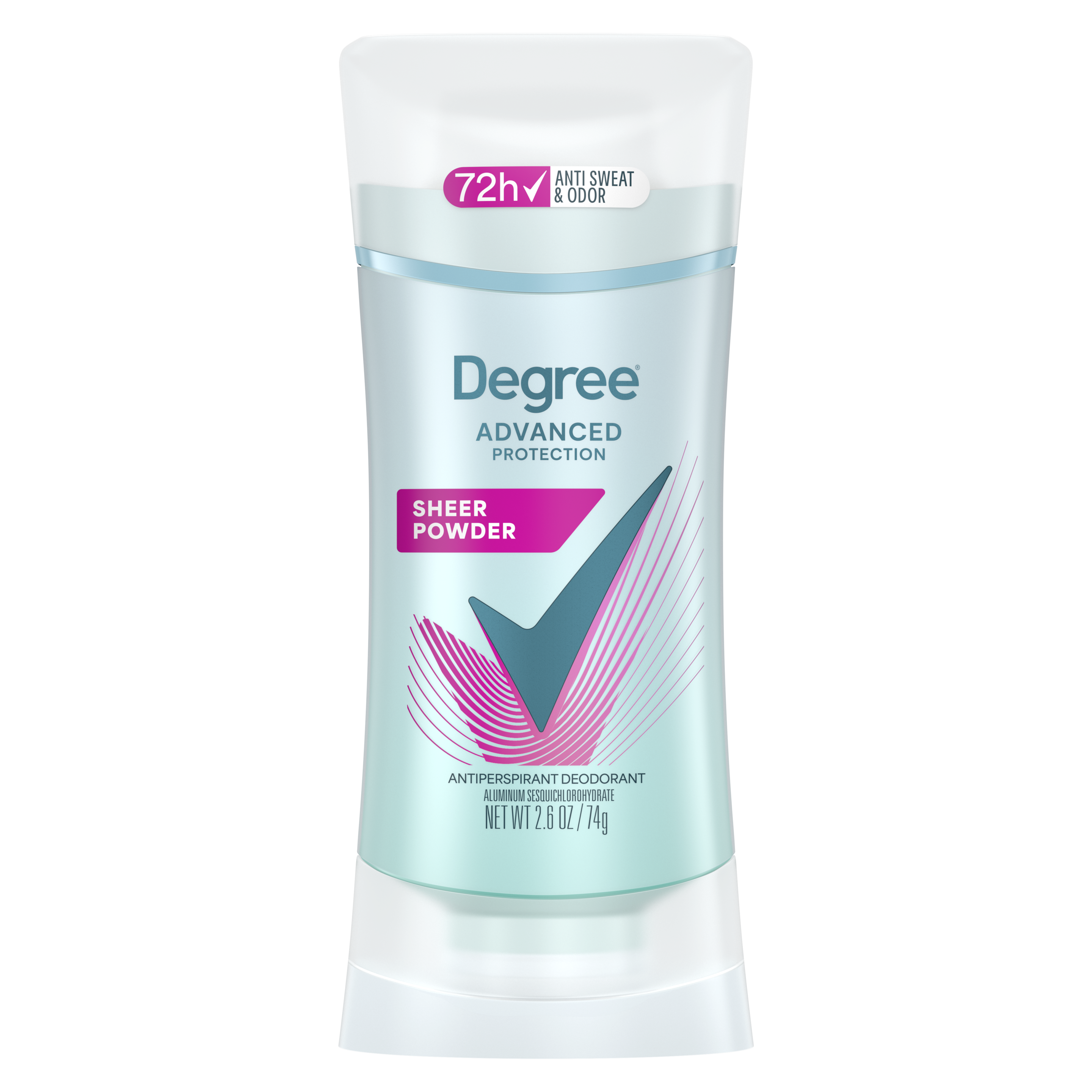 Sheer Powder Antiperspirant Deodorant Stick front pack shot packshot