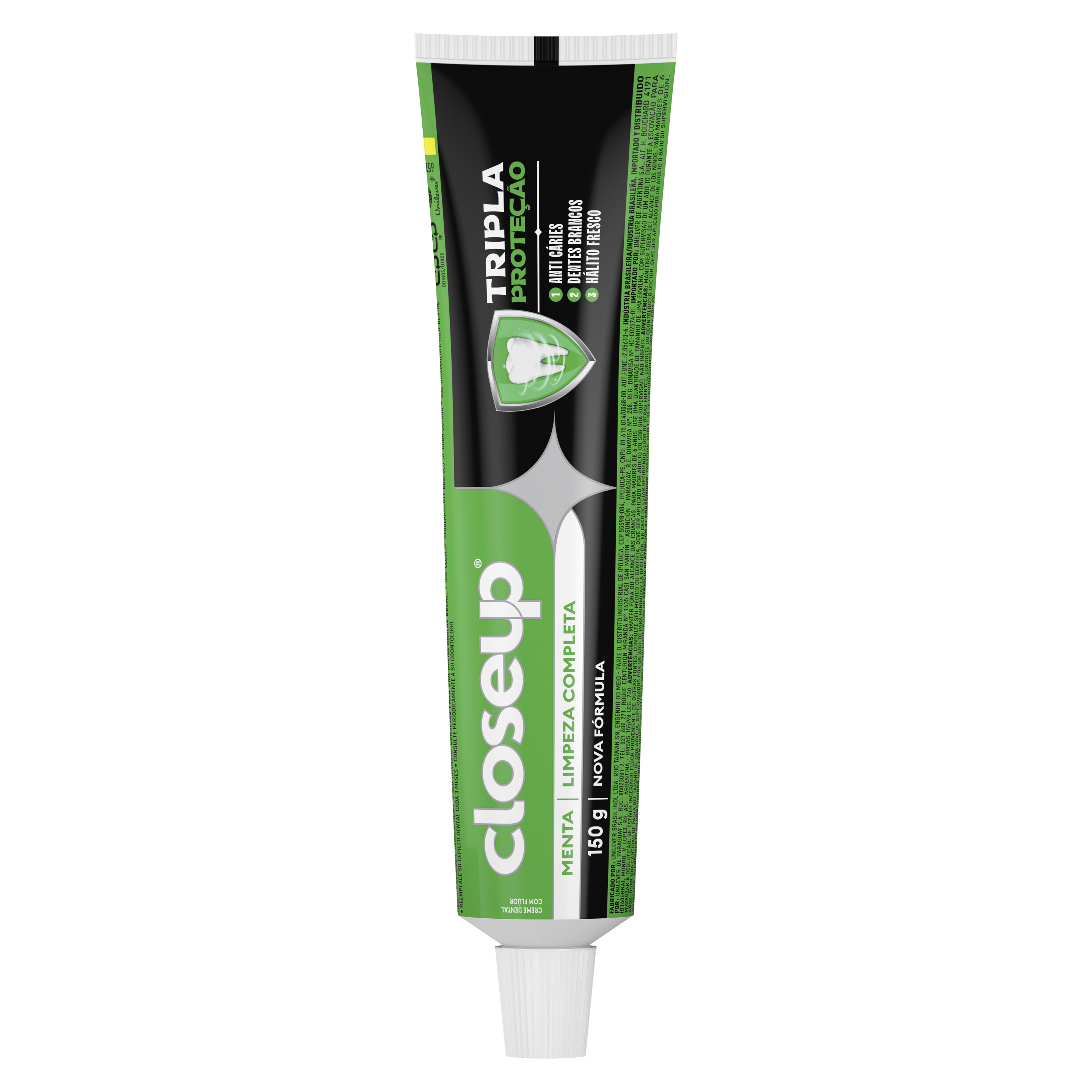 Creme dental Closeup Tripla Proteção Menta 70g