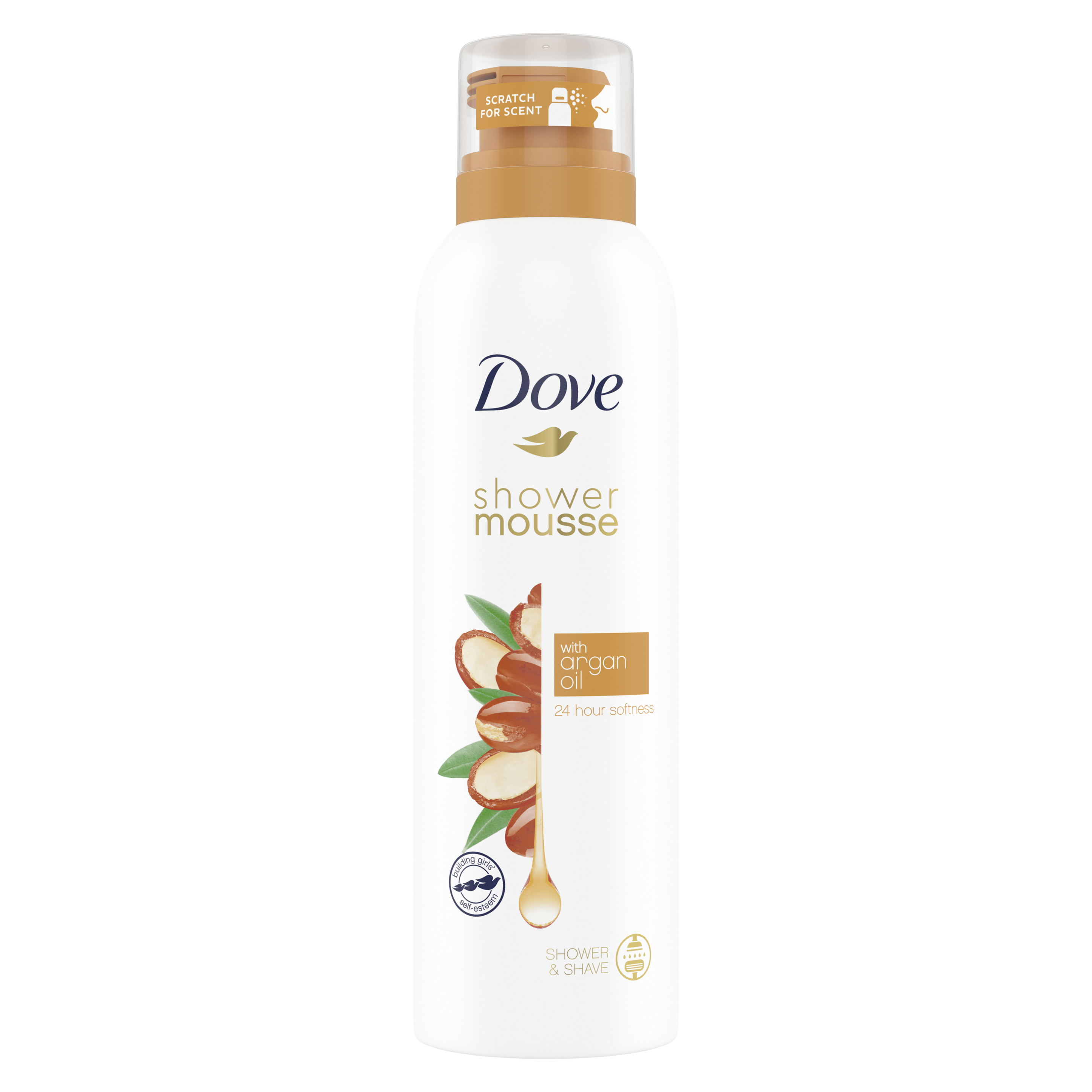 Dove Argan Oil Shower and Shave Mousse 200ml