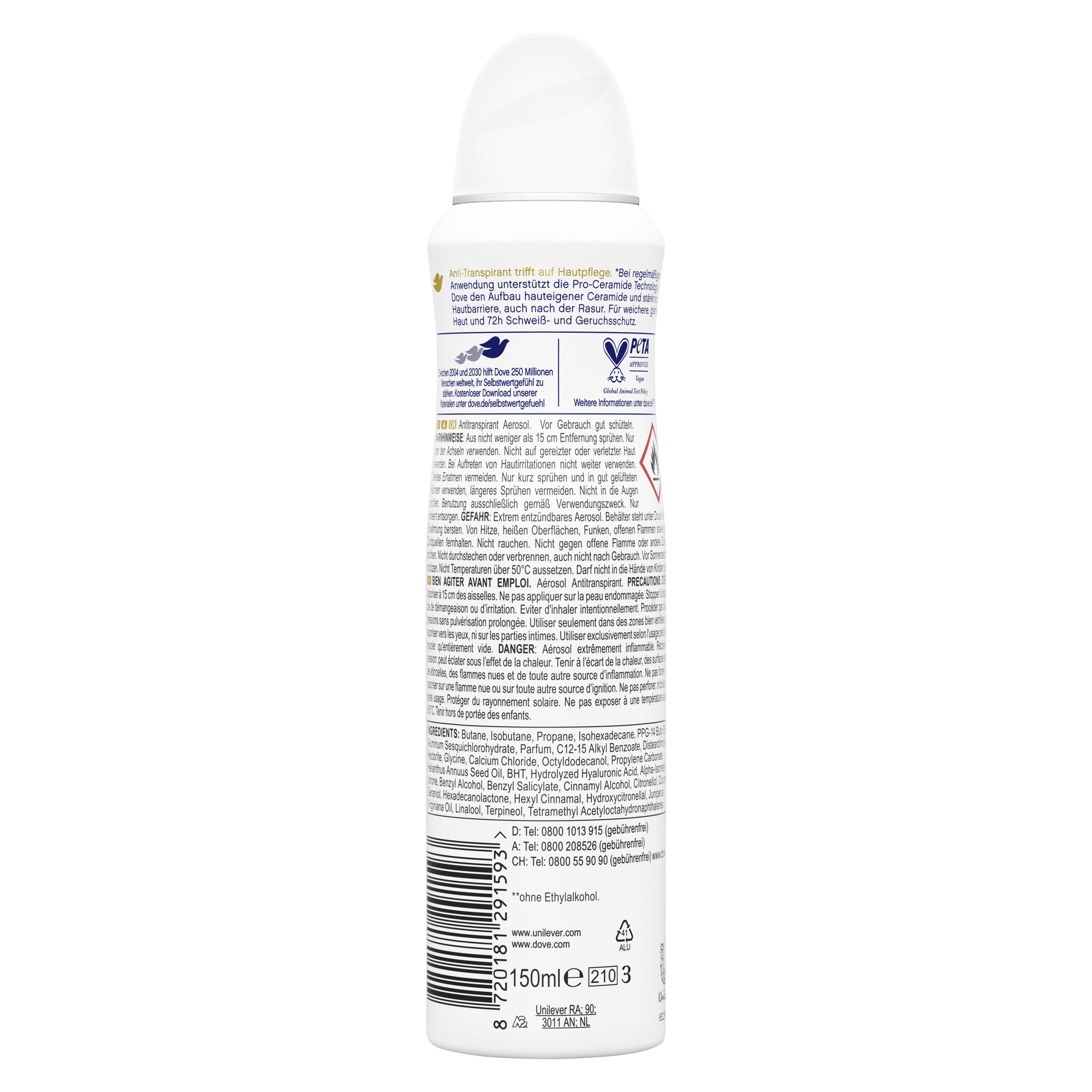 Advanced Care Invisible Dry Anti-Transpirant Spray