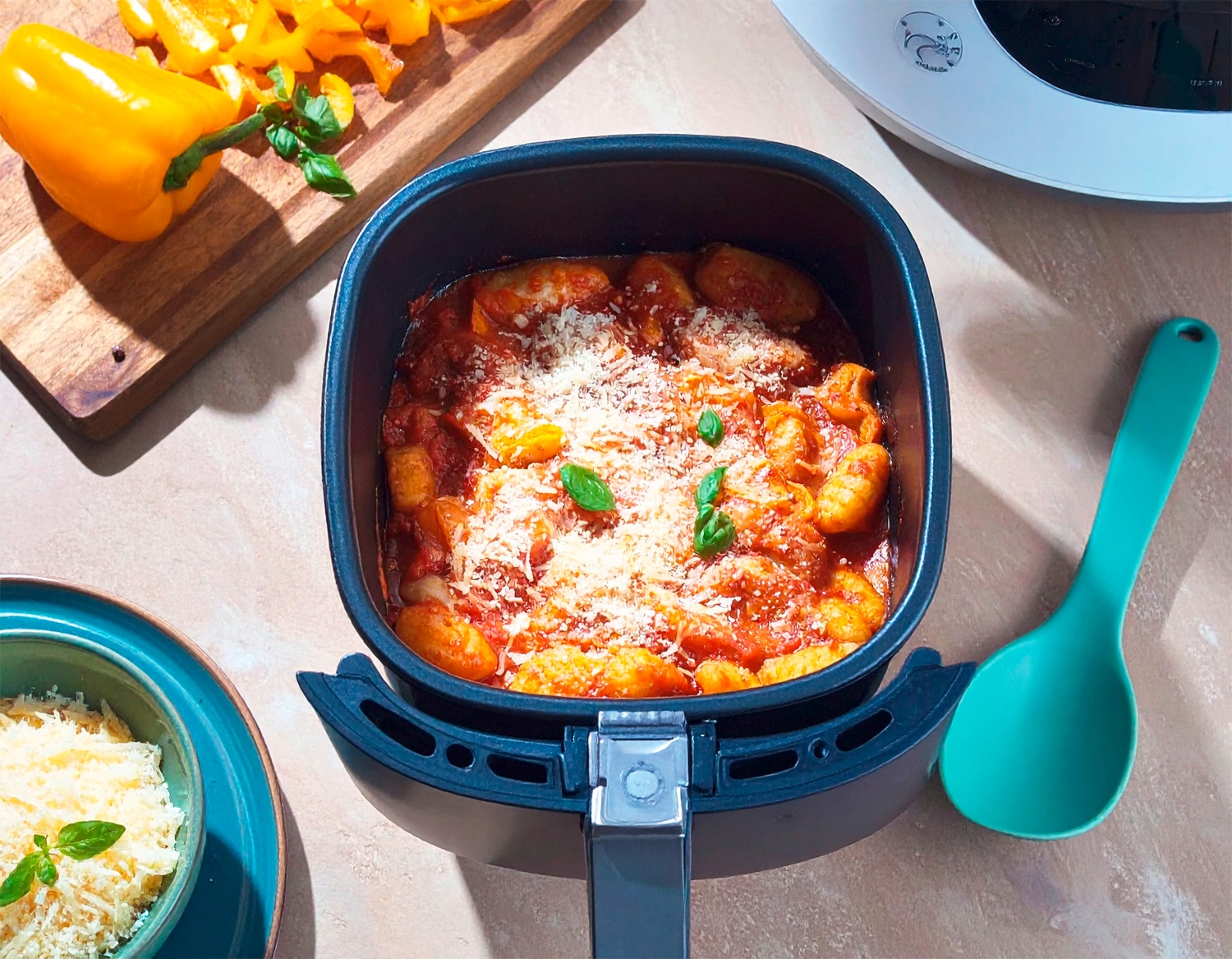 Gnocchi-Auflauf in der Heißluftfritteuse