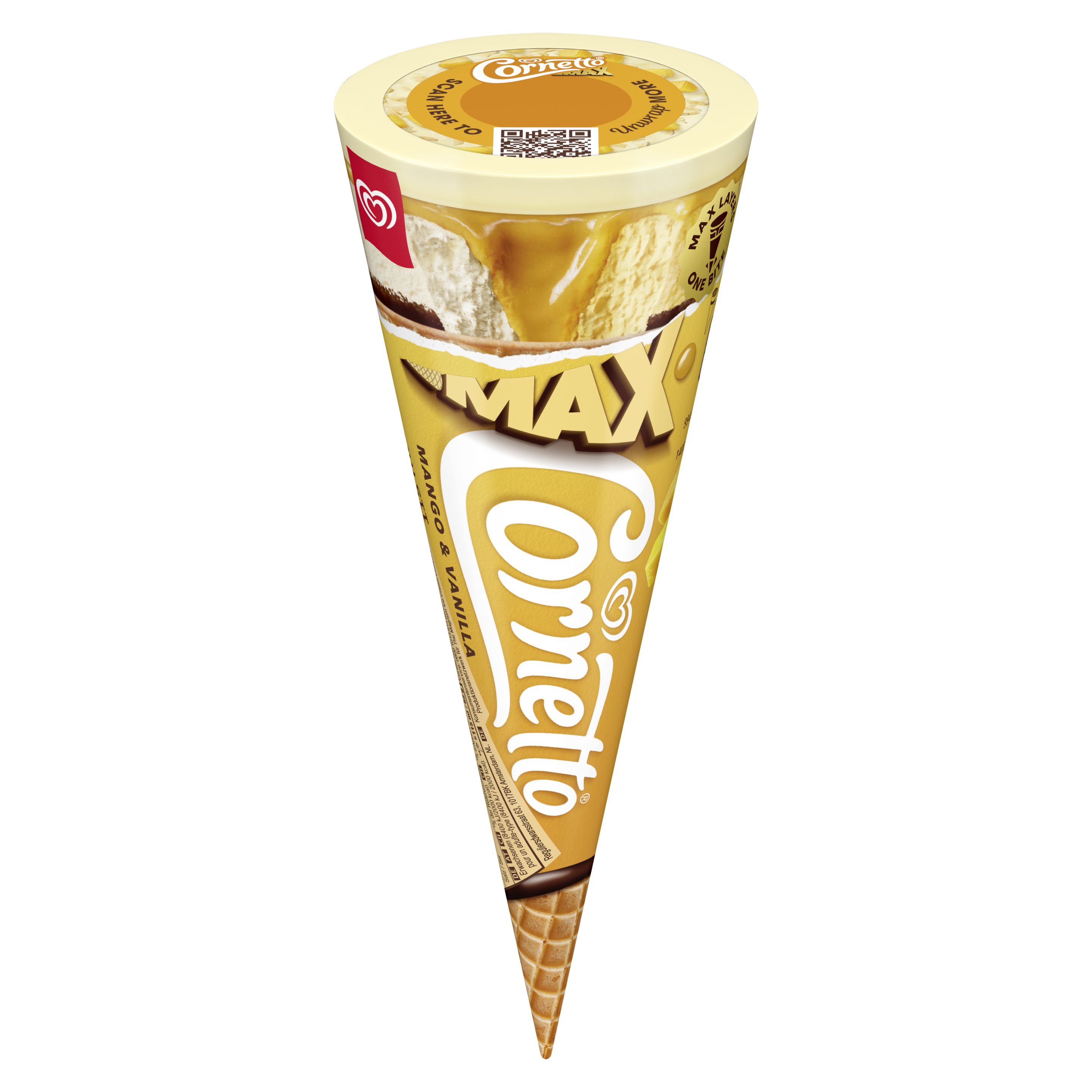 CORNETTO MAX MANGO & VANIGLIA packshot