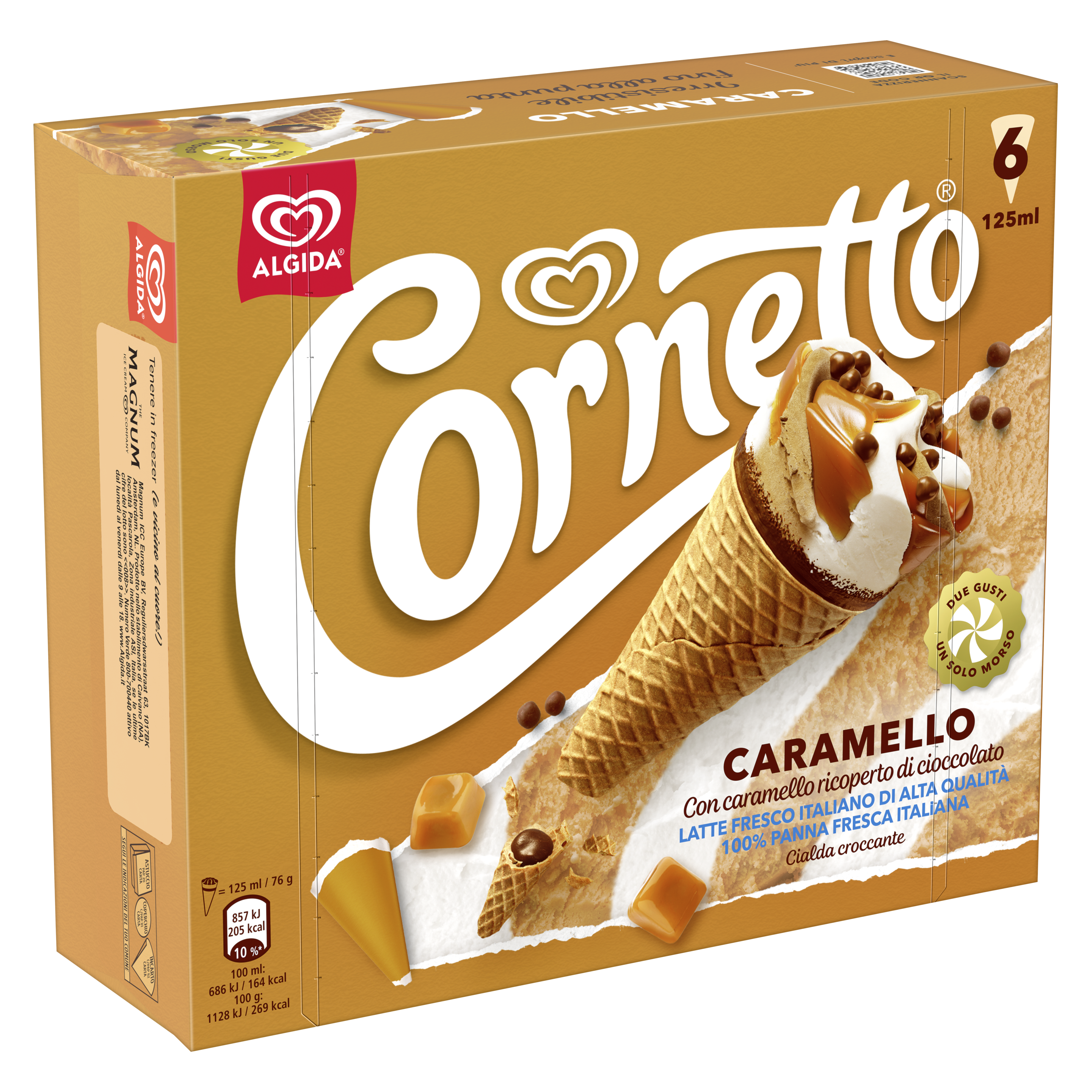 CORNETTO CARAMELLO X6 packshot