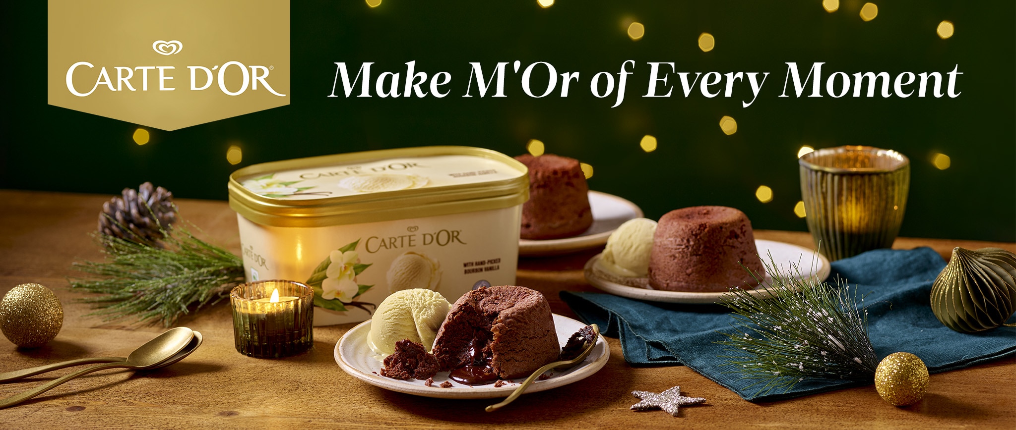 Carte D'Or & Baileys product launch banner