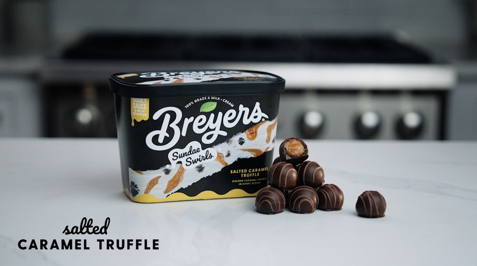 Breyers Salted Caramel Truffle