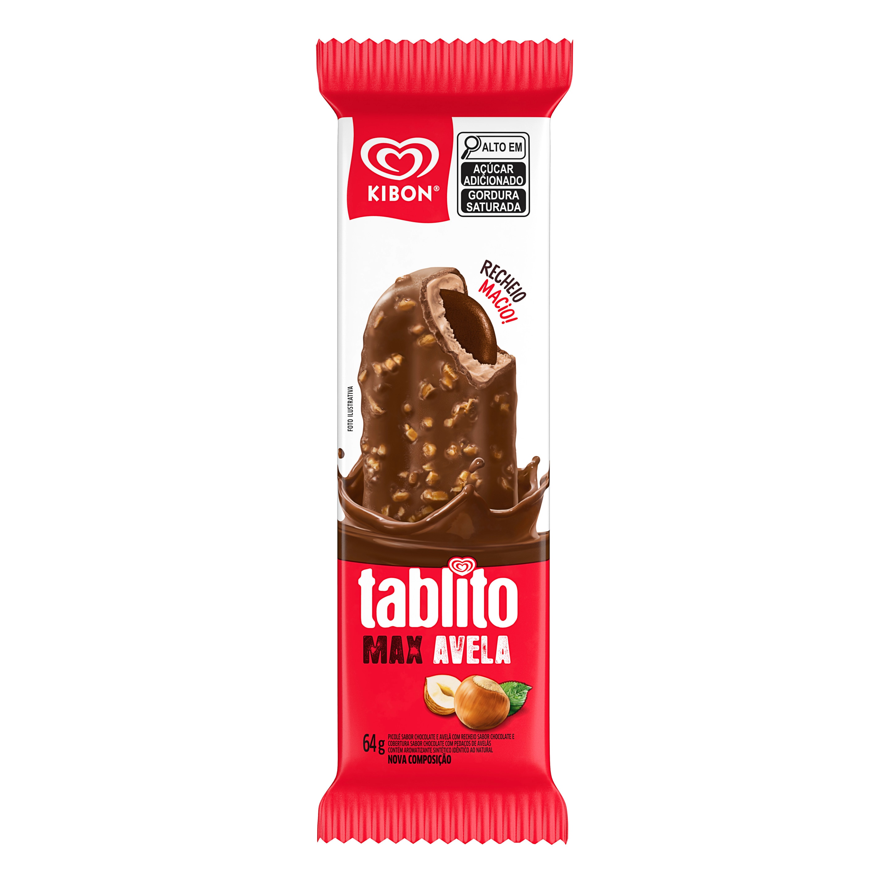NuTablito com recheio macio de avelã packshot