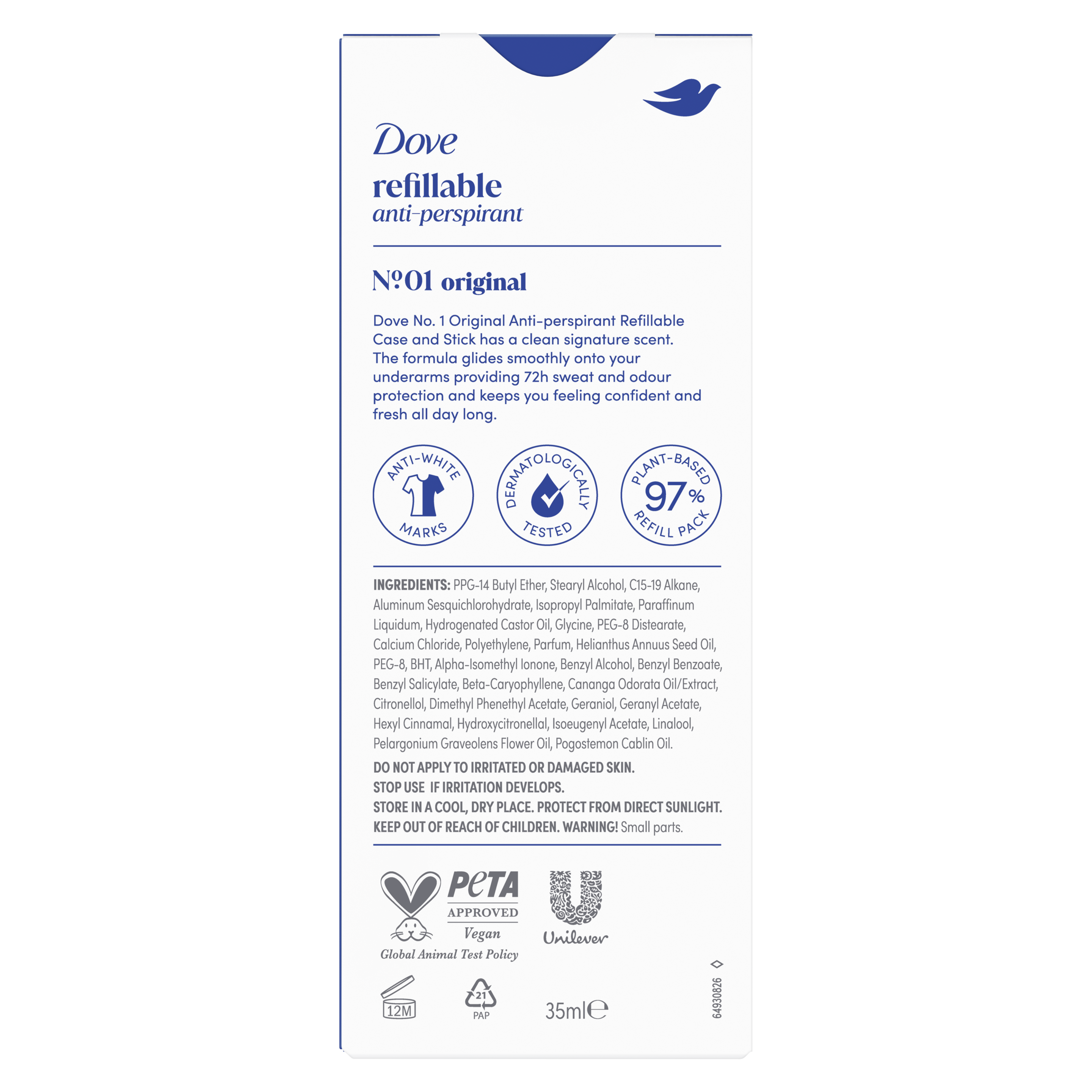 Dove 72hr Original Antiperspirant Stater Kit