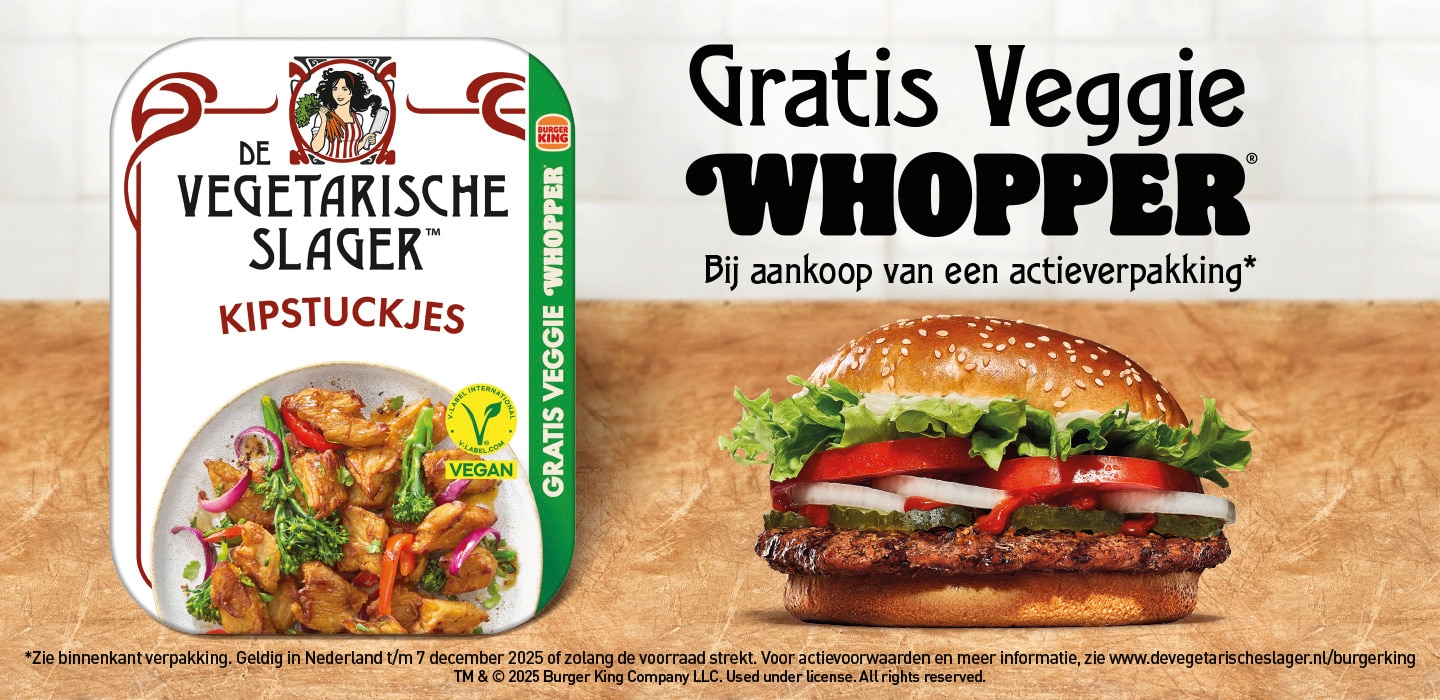 ACTIEVOORWAARDEN BURGER KING x DE VEGETARISCHE SLAGER