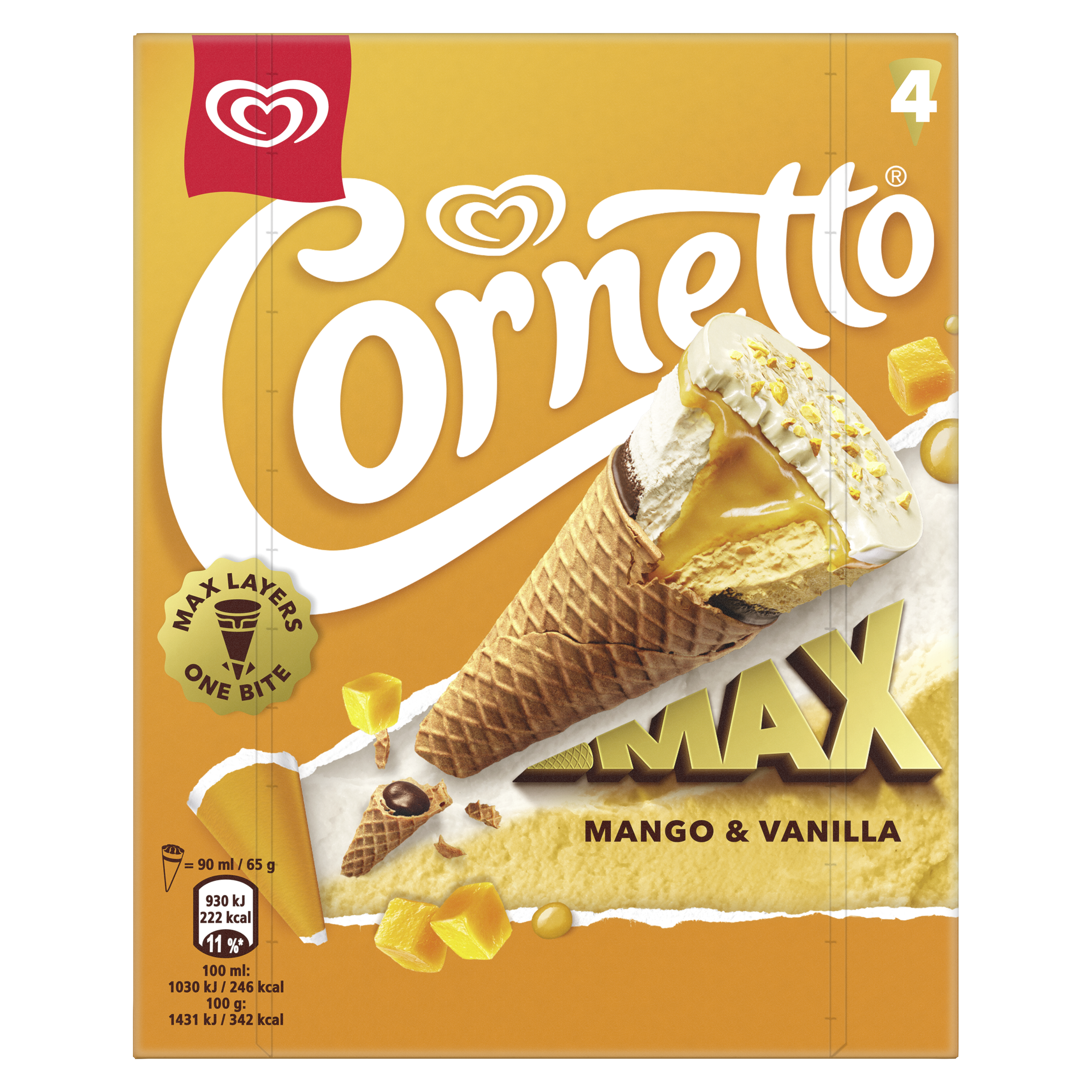 Multipack Cornetto Max Tropical packshot