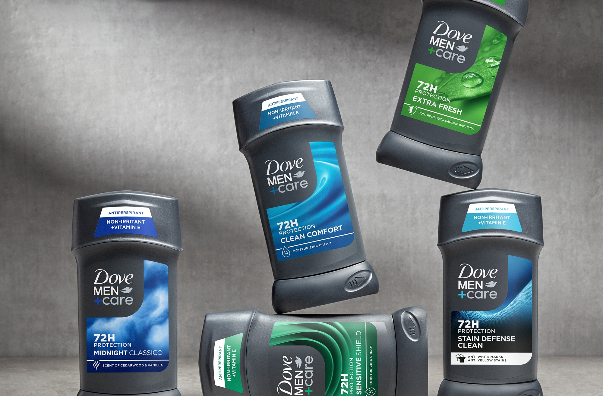 Dove Men+Care deodorant stick antiperspirant range