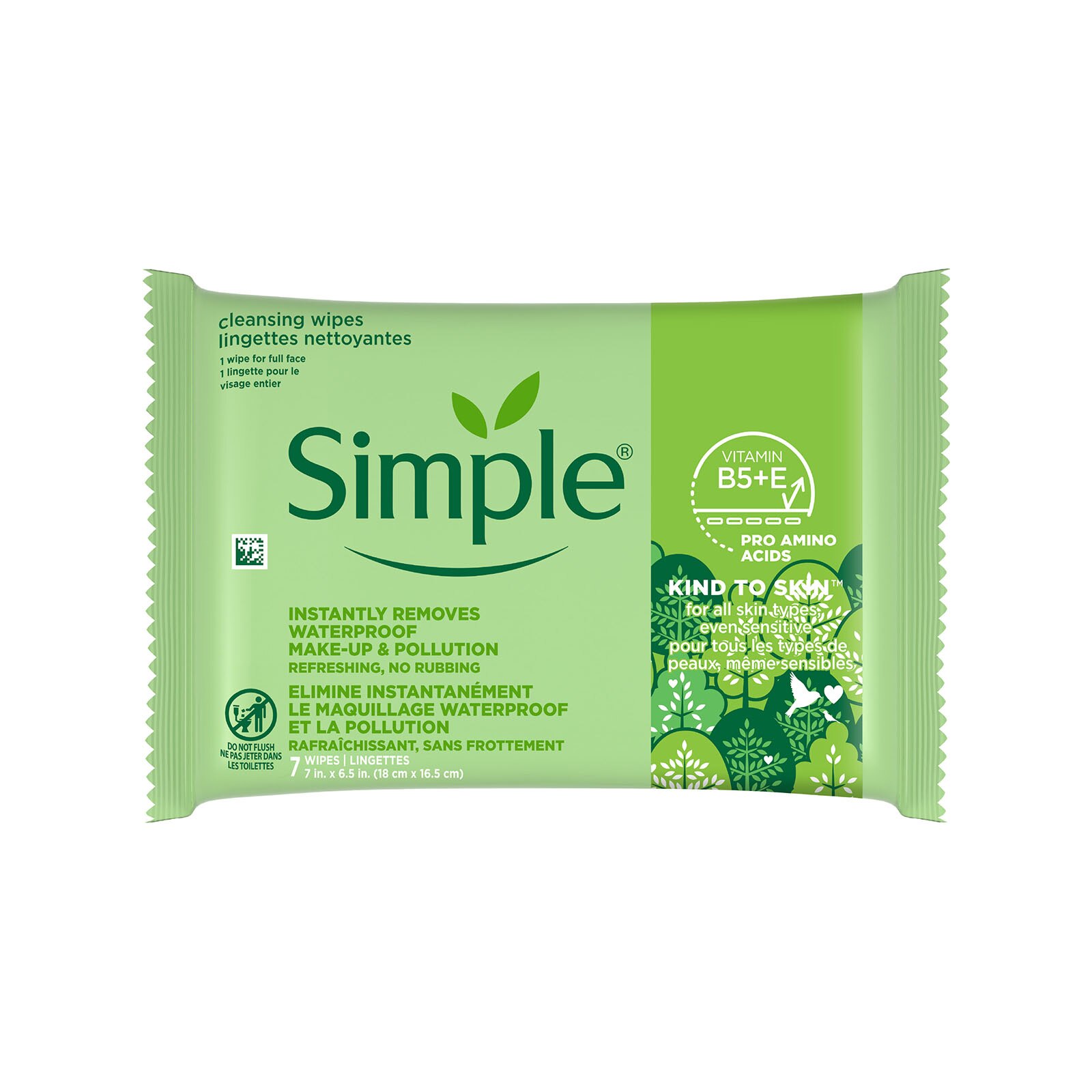 Simple Kind to Skin Cleansing Wipes - Compostable Wipes
