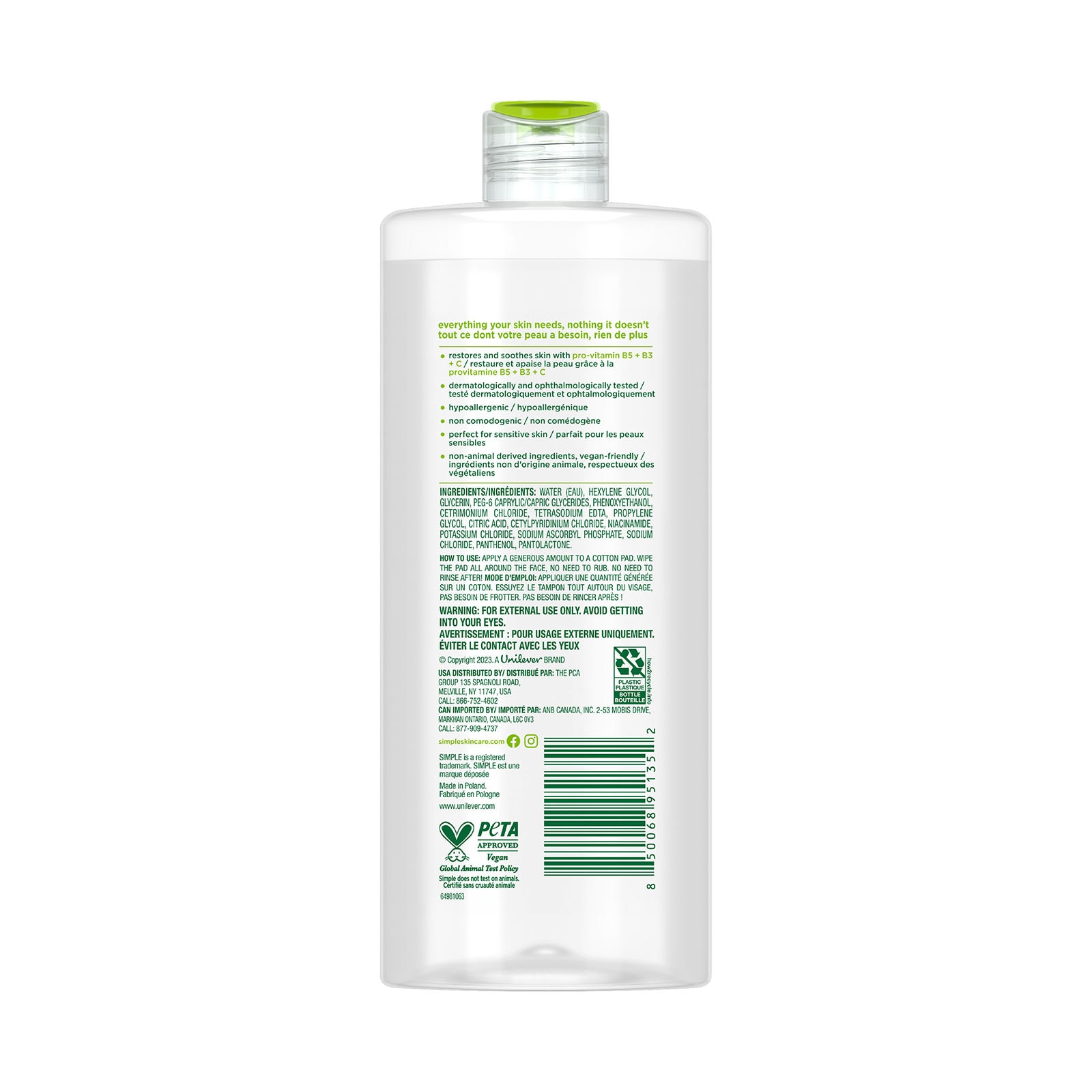Kind to Skin Micellar Cleansing Water