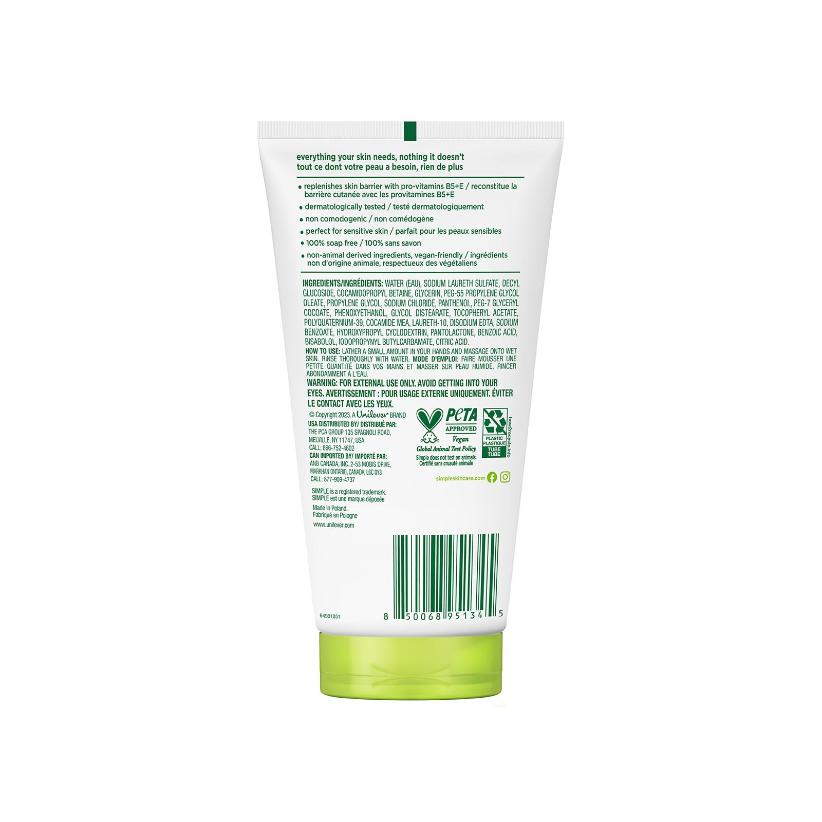 Kind to Skin Moisturizing Facial Wash