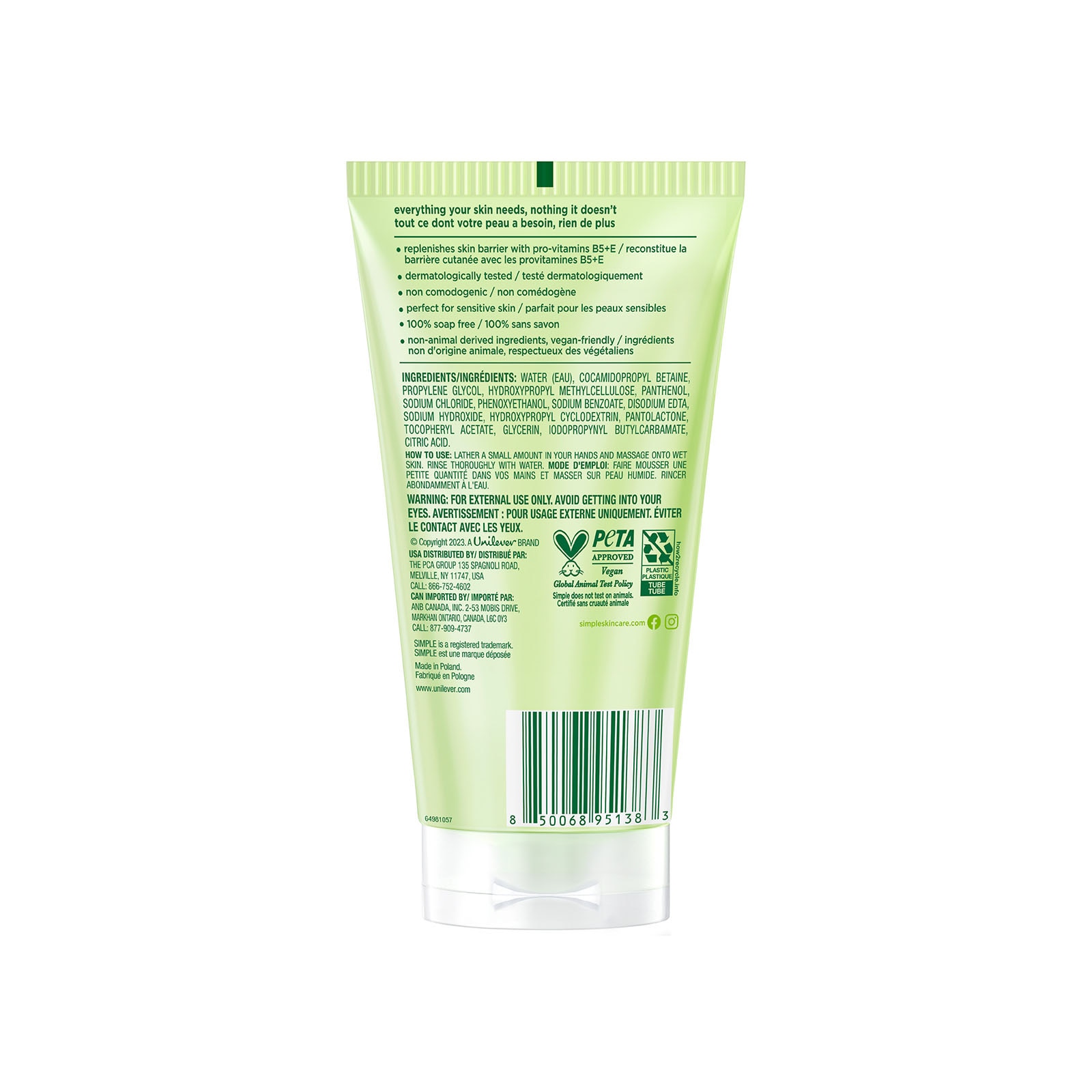 Kind to Skin Refreshing Facial Wash