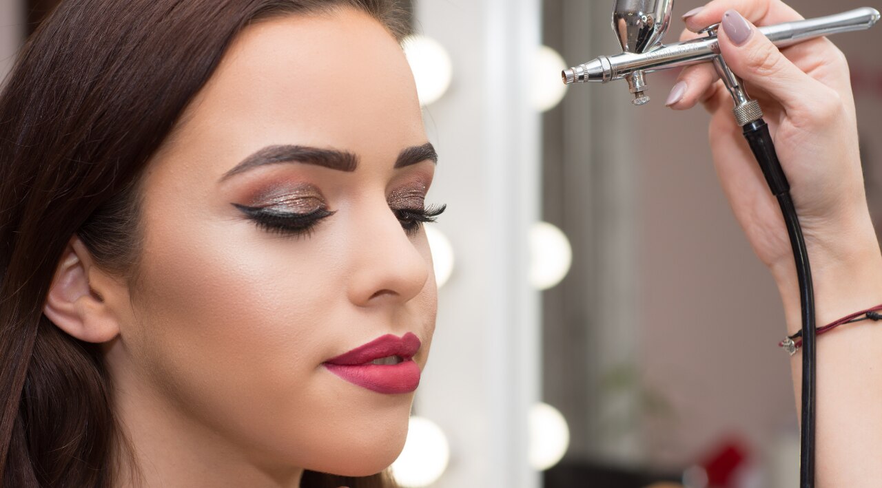How to use an airbrush makeup machine safely:
