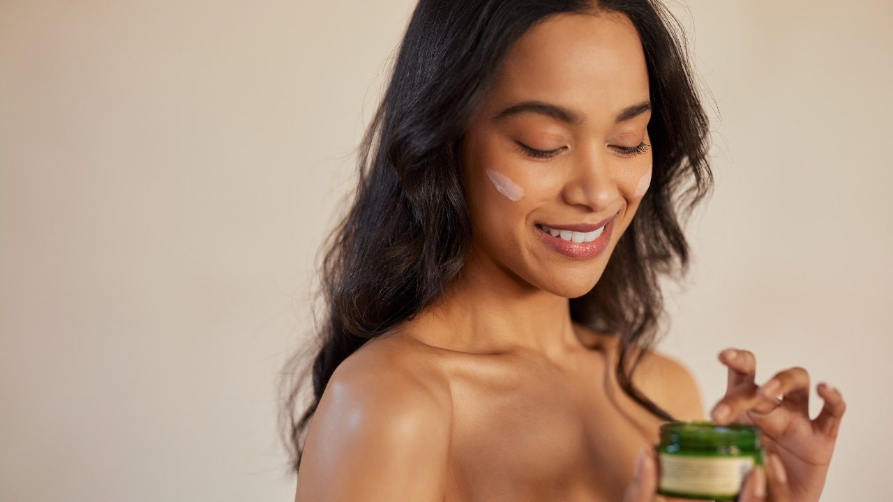 2. Moisturise before makeup to avoid dry patches.