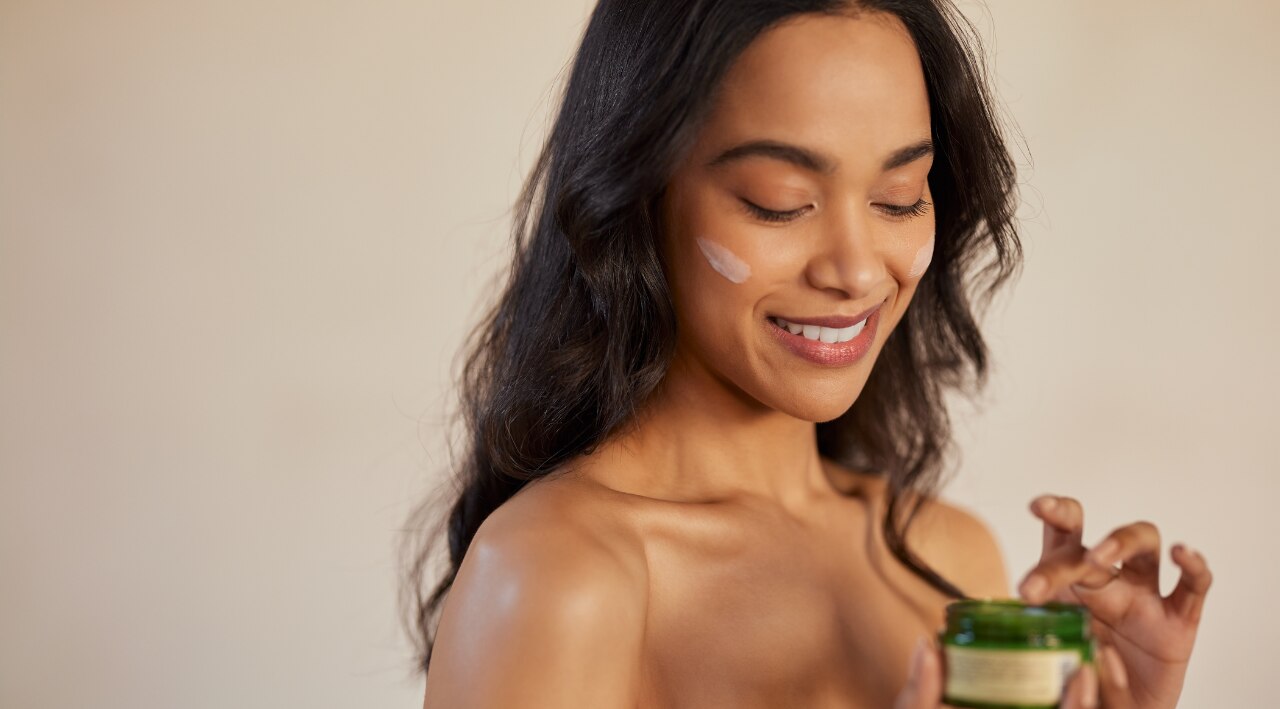 2. Moisturise before makeup to avoid dry patches.