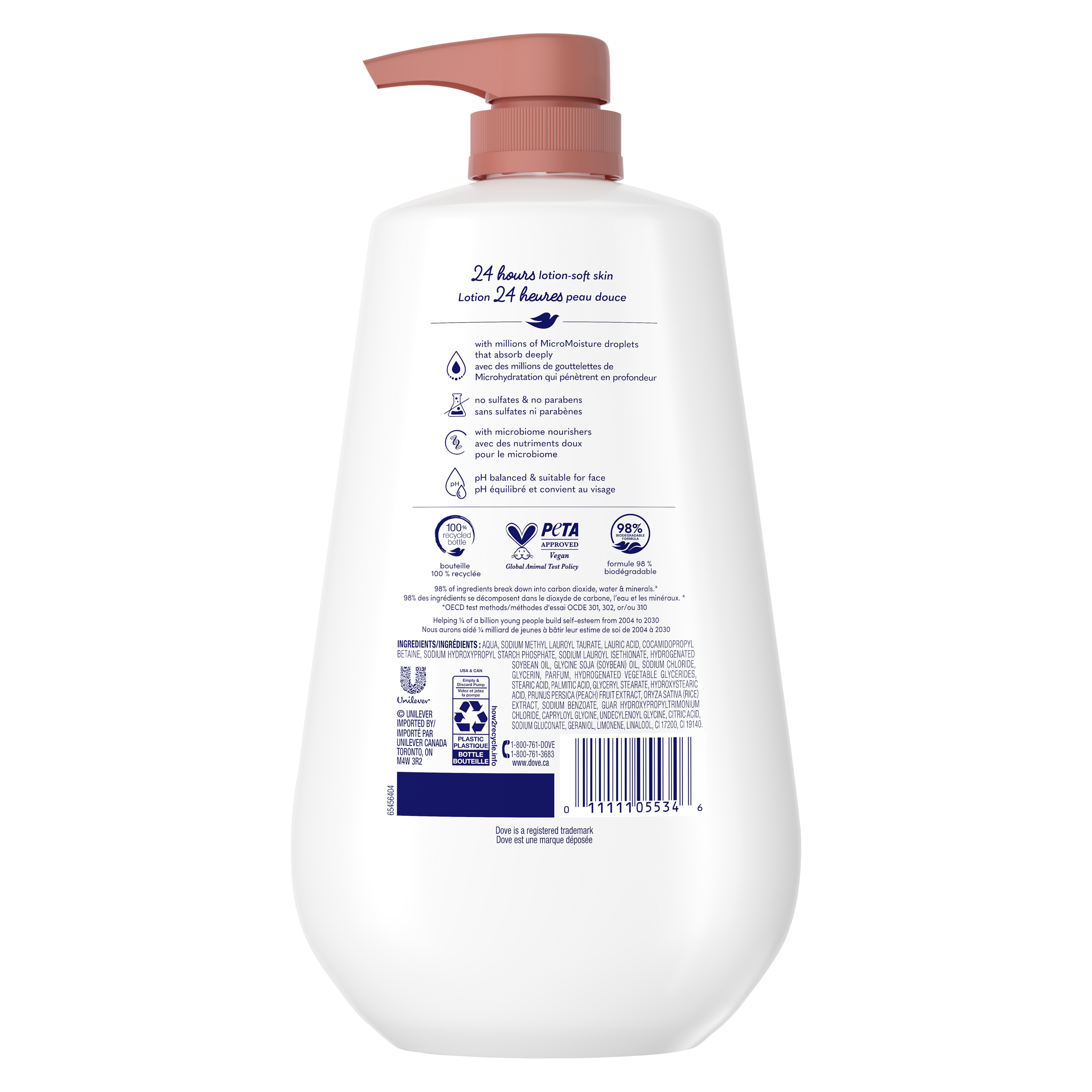 Dove White Peach + Rice Milk Body Wash