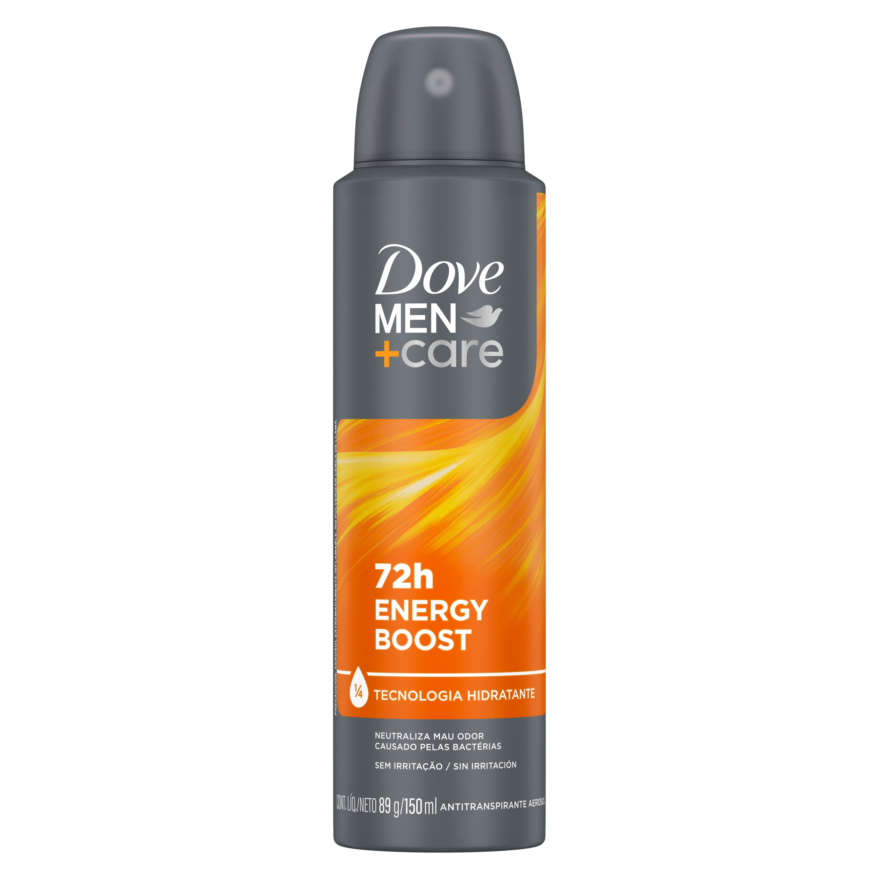 Antitranspirante DOVE Men+Care Energy Boost para las axilas 150ml packshot
