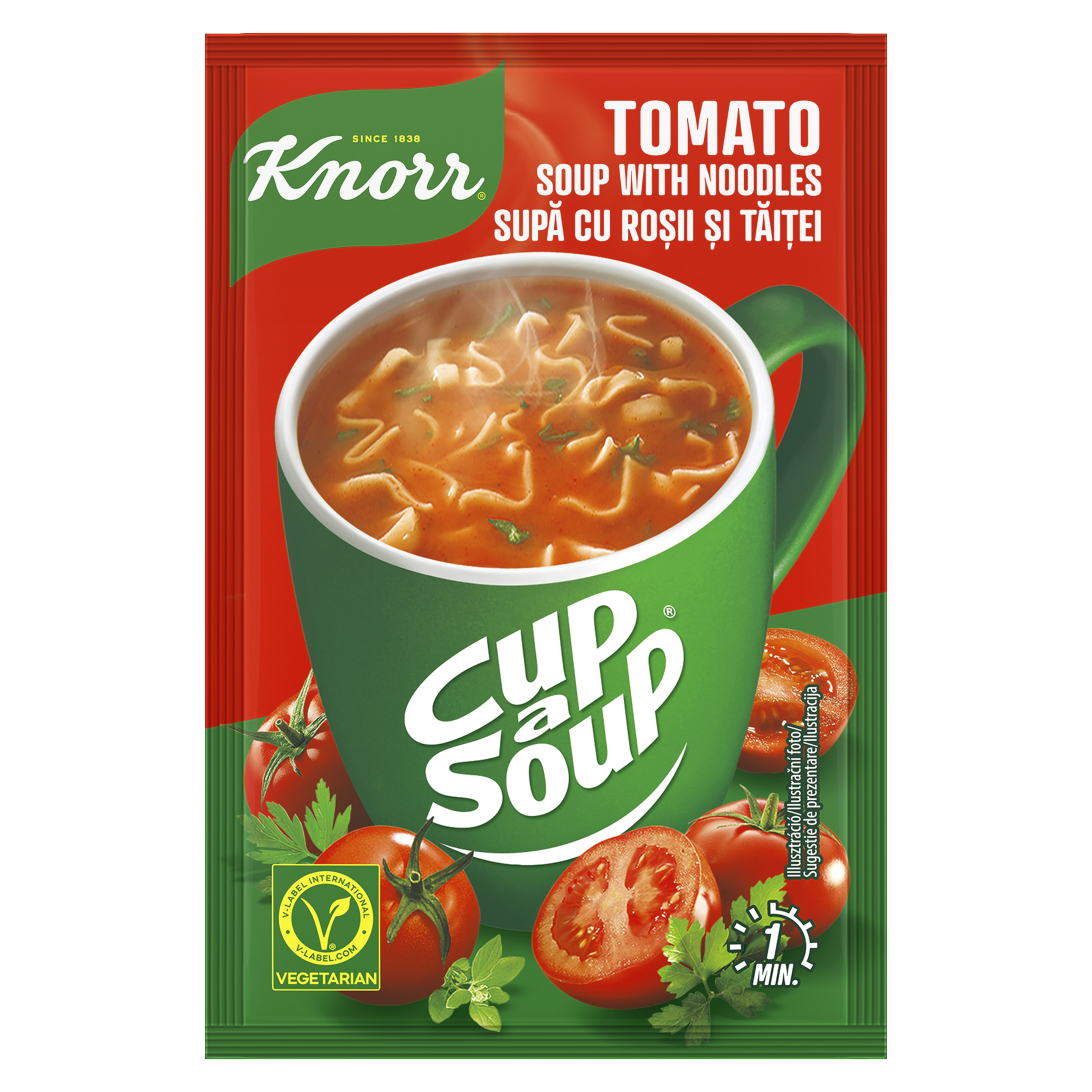 KNORR CUP A SOUP PARADIŽNIKOVA JUHA Z REZANCI packshot