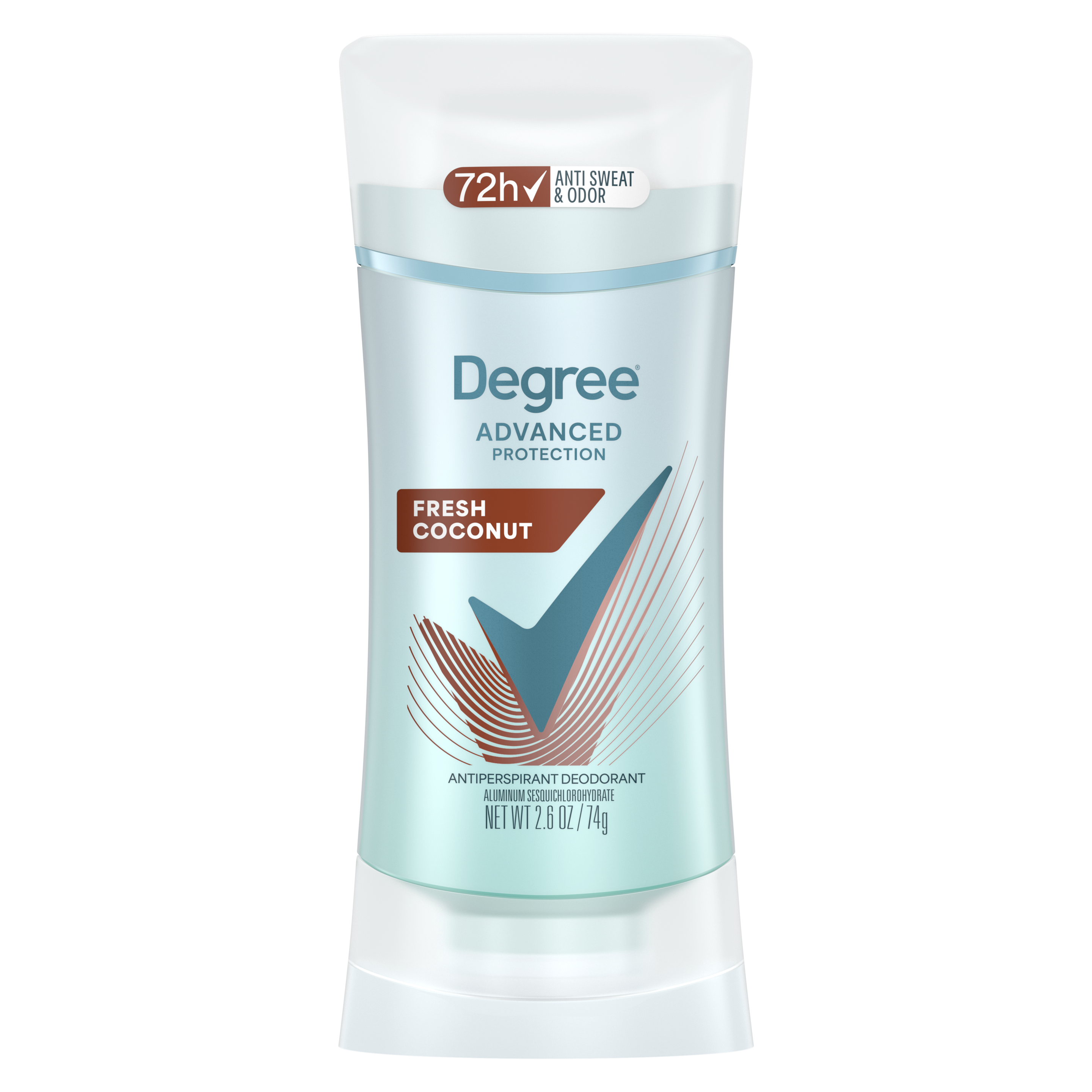 Coconut & Hibiscus Antiperspirant Deodorant Stick front pack shot packshot