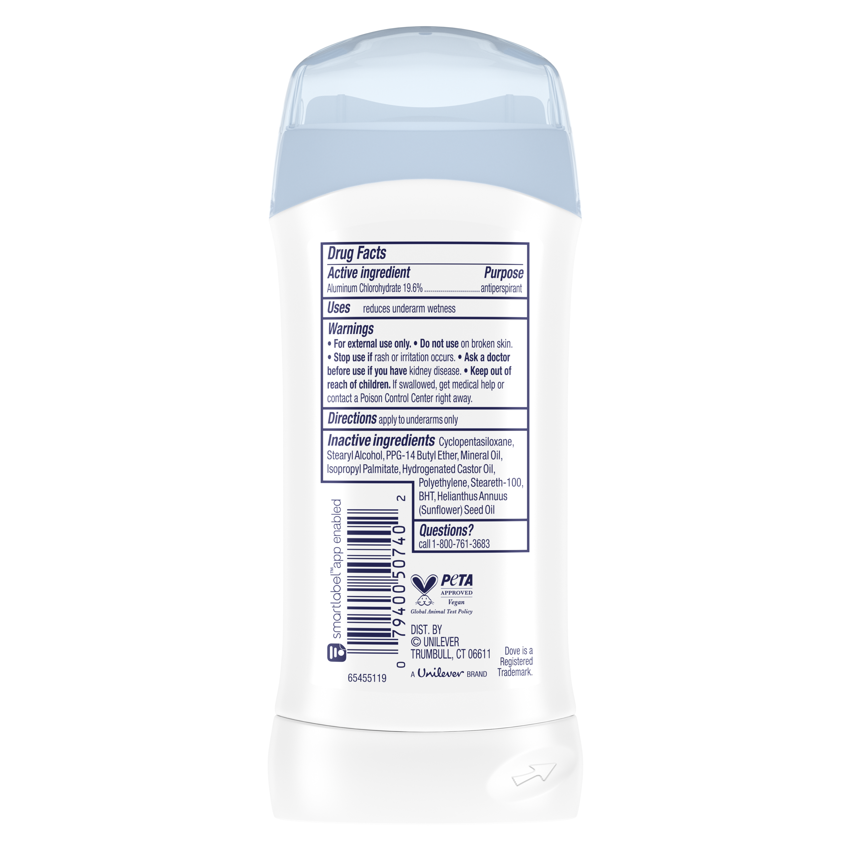 Invisible Solid Antiperspirant, Sensitive Skin