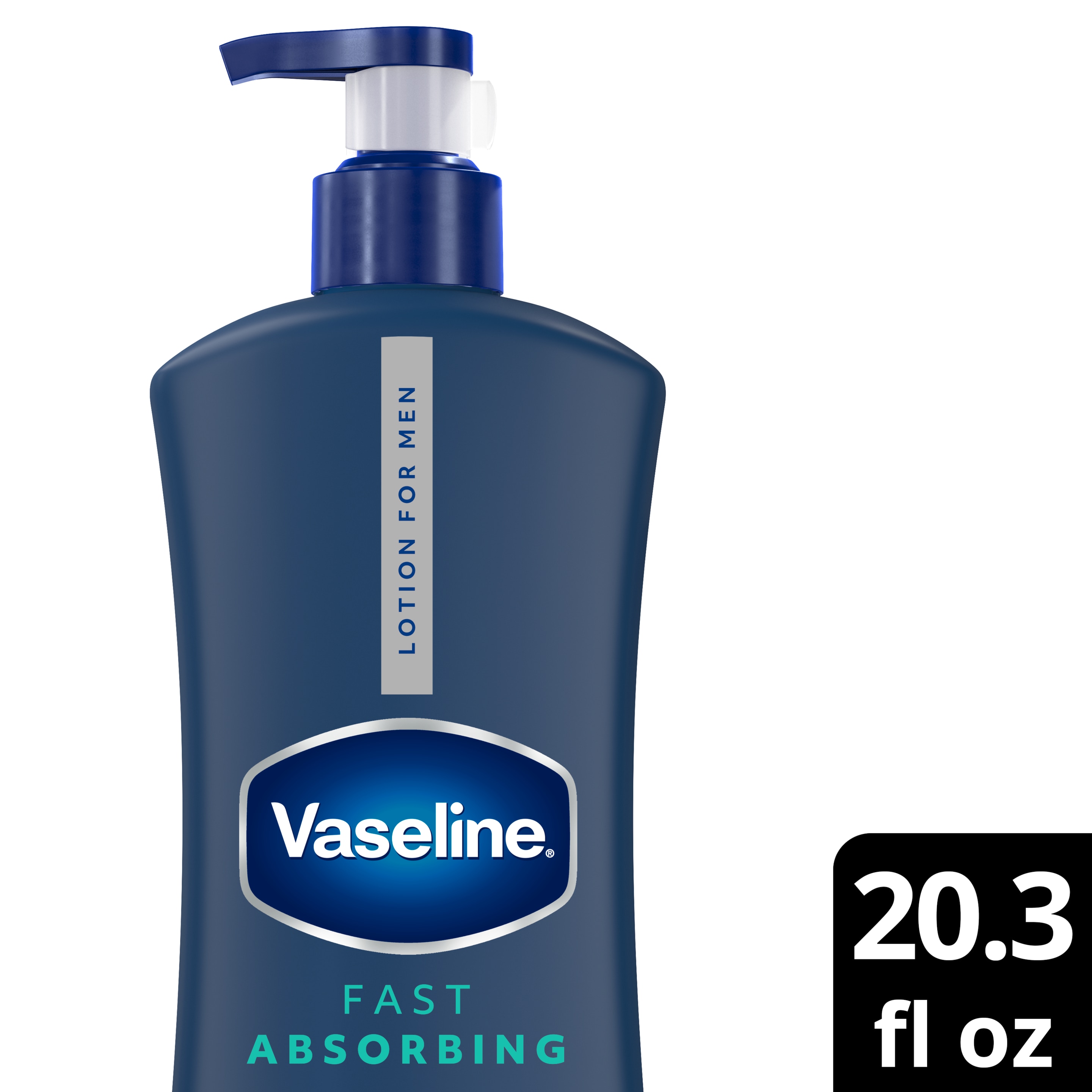 Vaseline® Men Fast Absorbing Lotion front of pack packshot