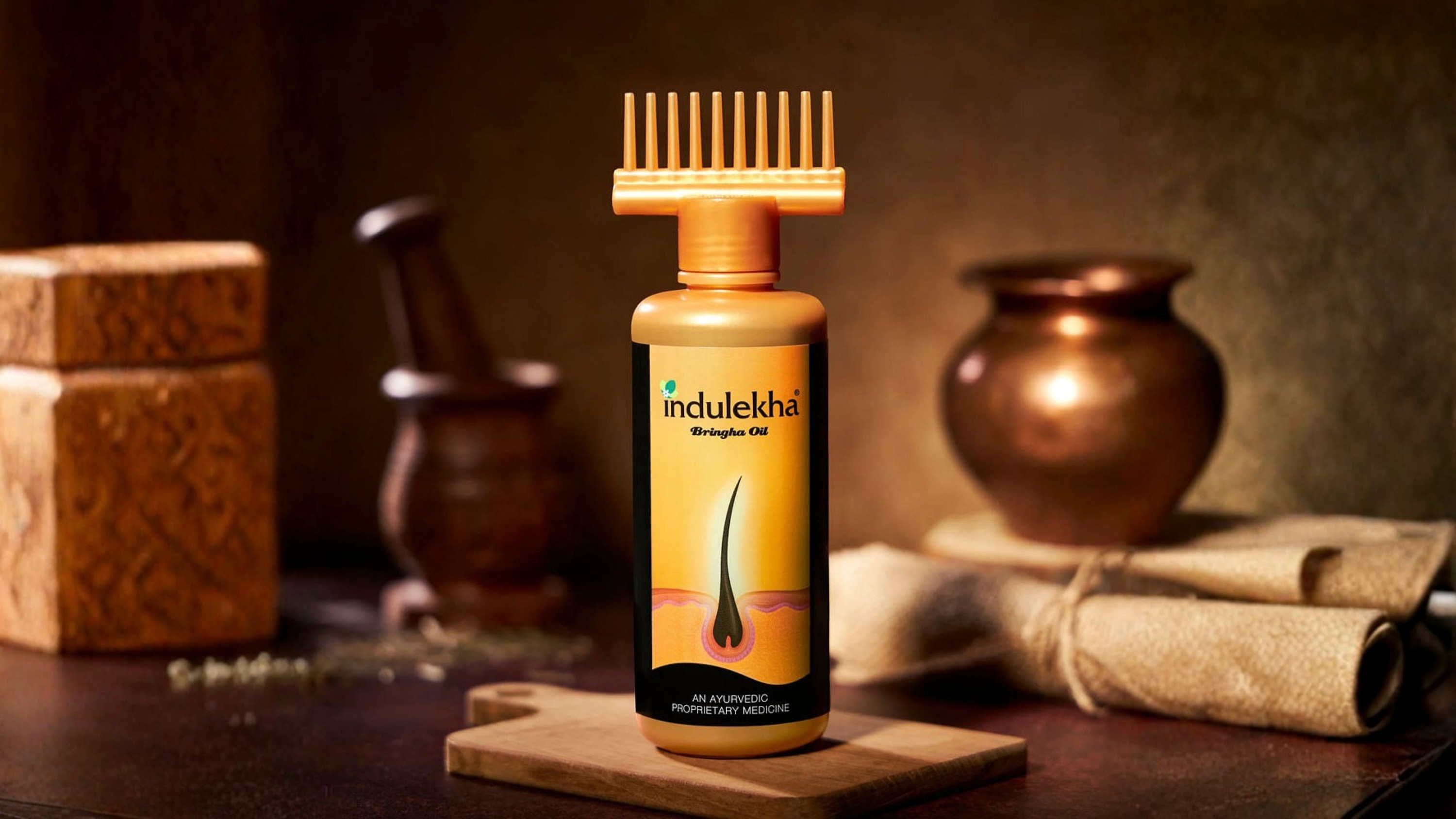 5. Indulekha Hair Oil -