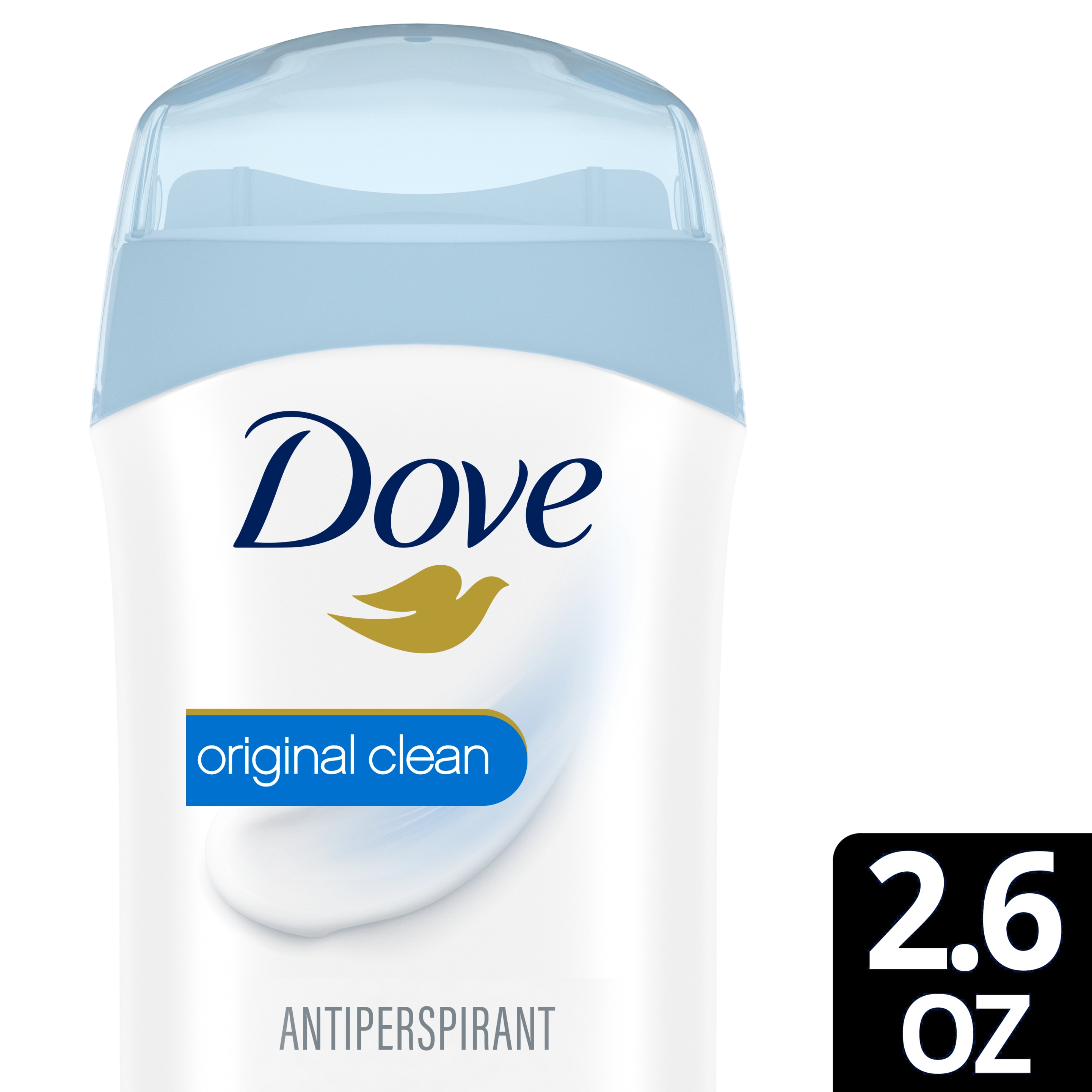 Dove Invisible Solid Antiperspirant Original Clean 2.6 oz packshot