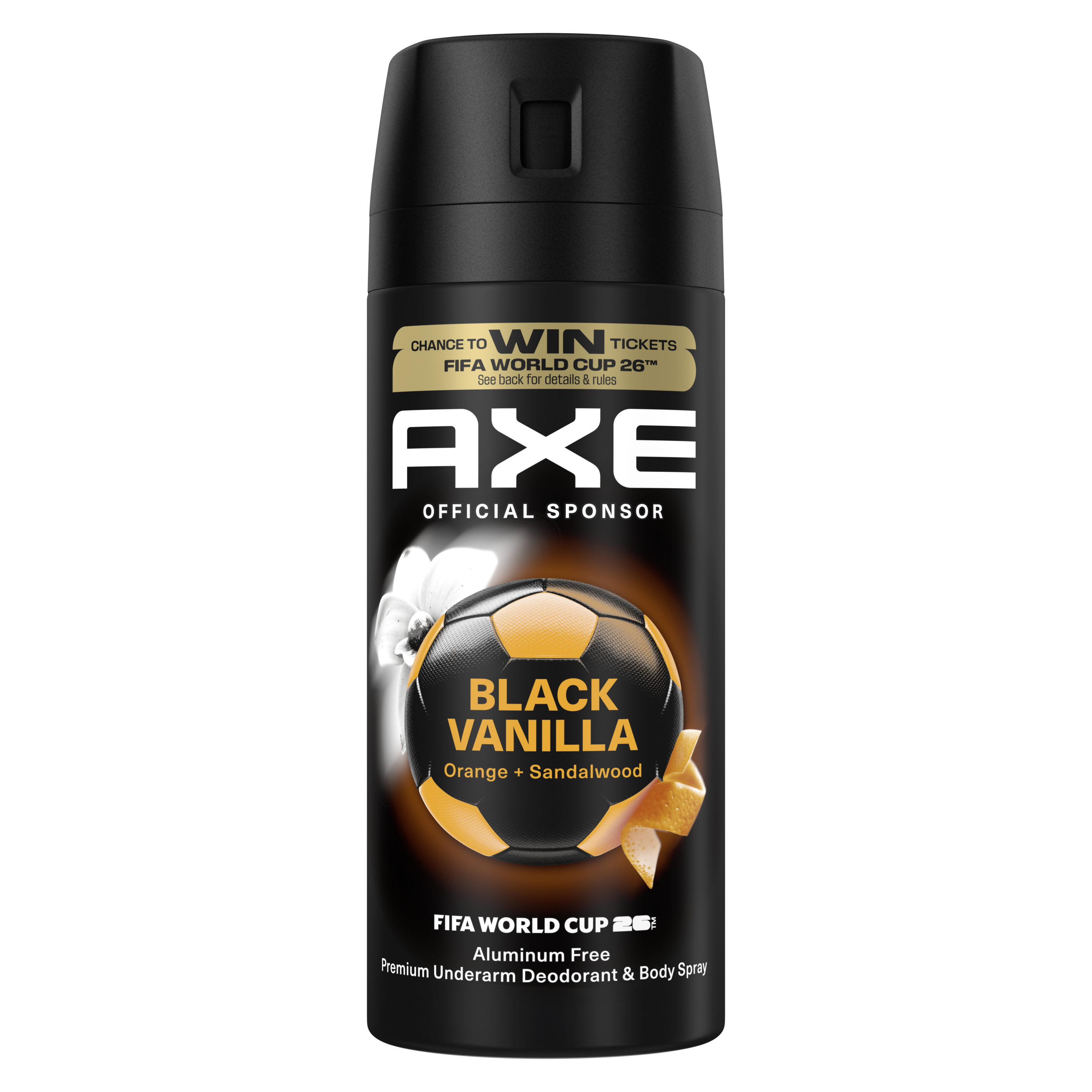 Black Vanilla Premium Deodorant Body Spray