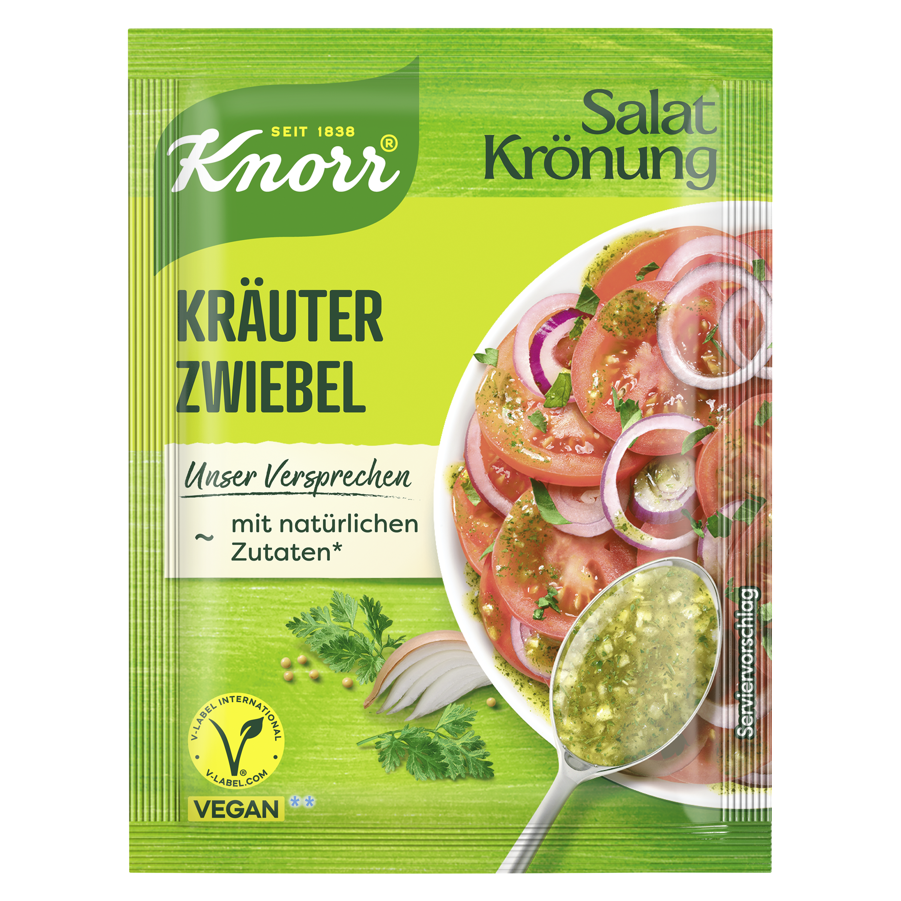 Knorr Salatkrönung Kräuter- Zwiebel  Dressing 3er-Pack packshot