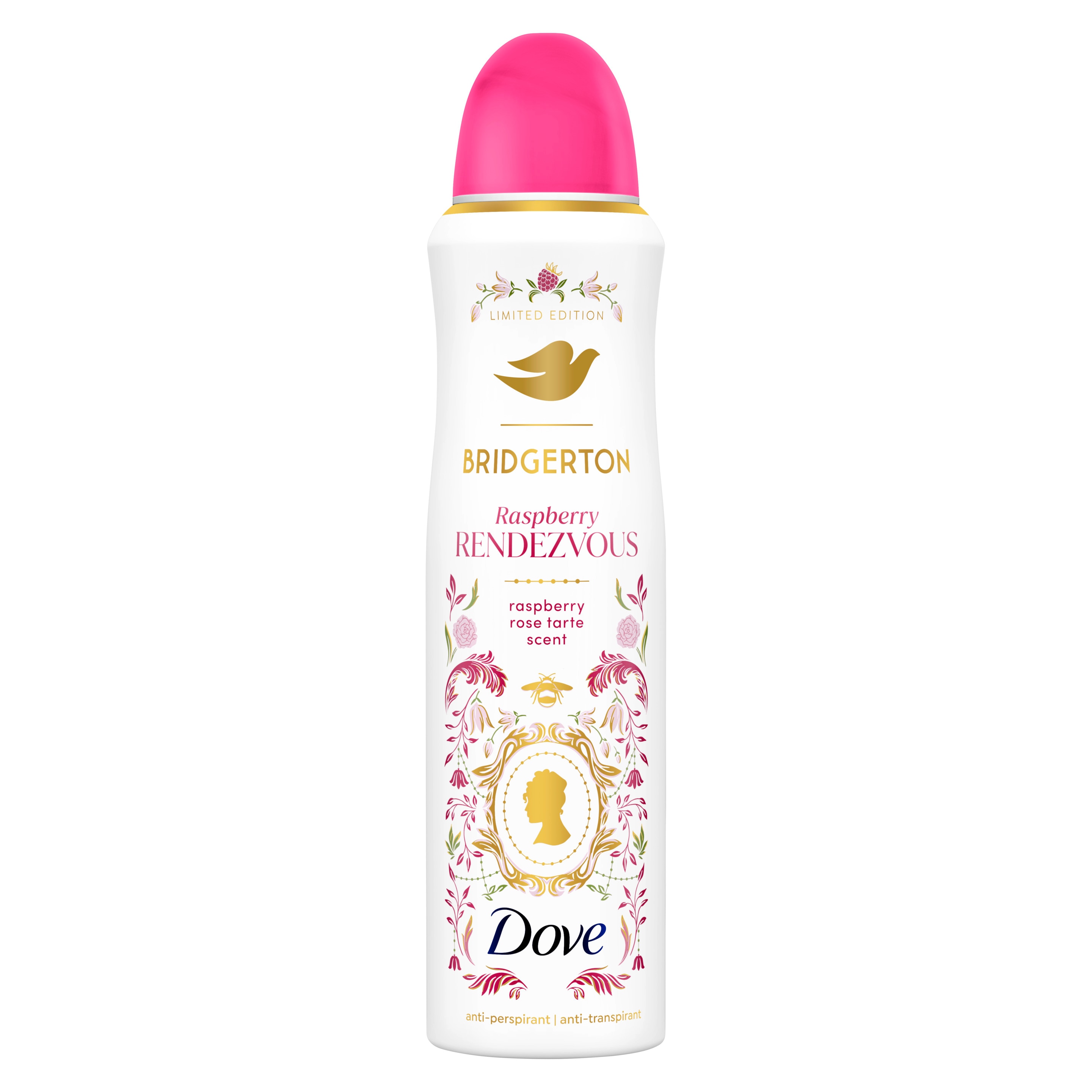 Deodorante Bridgerton Raspberry RendezVous 150ml packshot