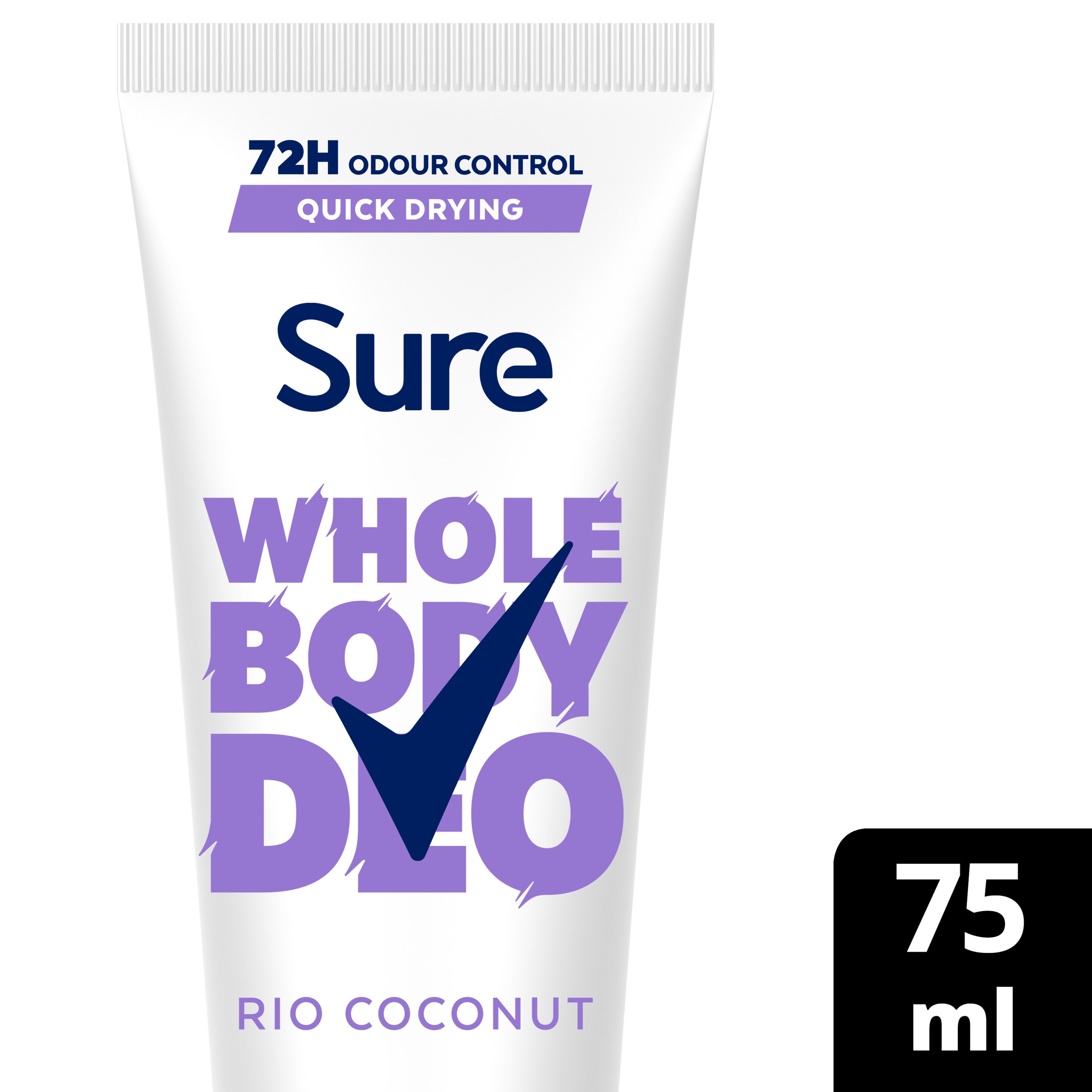 Sure Women 72hr Rio Coconut Whole Body Deodorant Cream