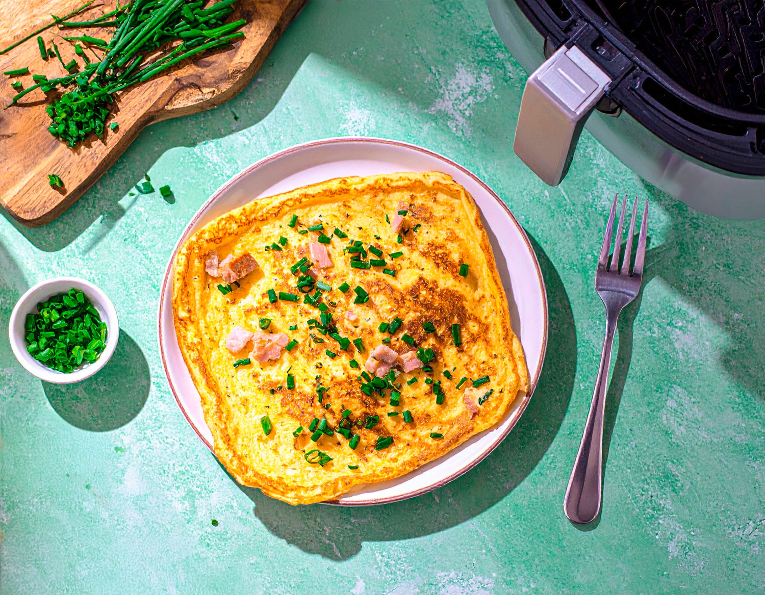 Heißluftfritteuse: Pfannkuchen