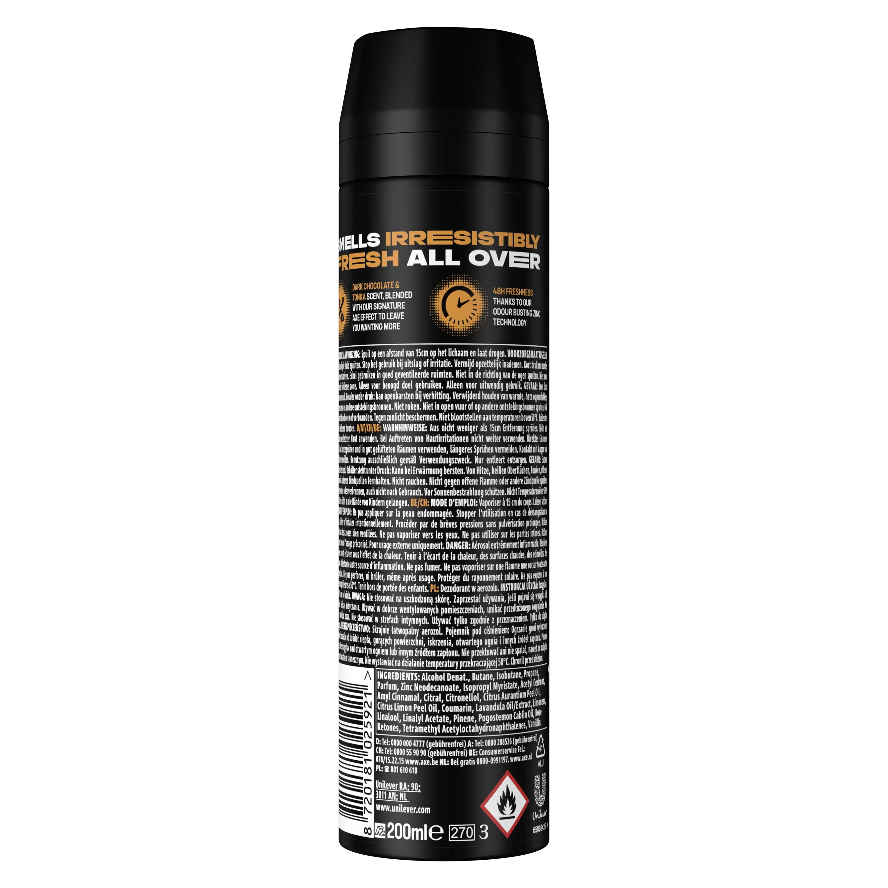 Дезодорант-аерозоль AXE Dark Temptation 200ml