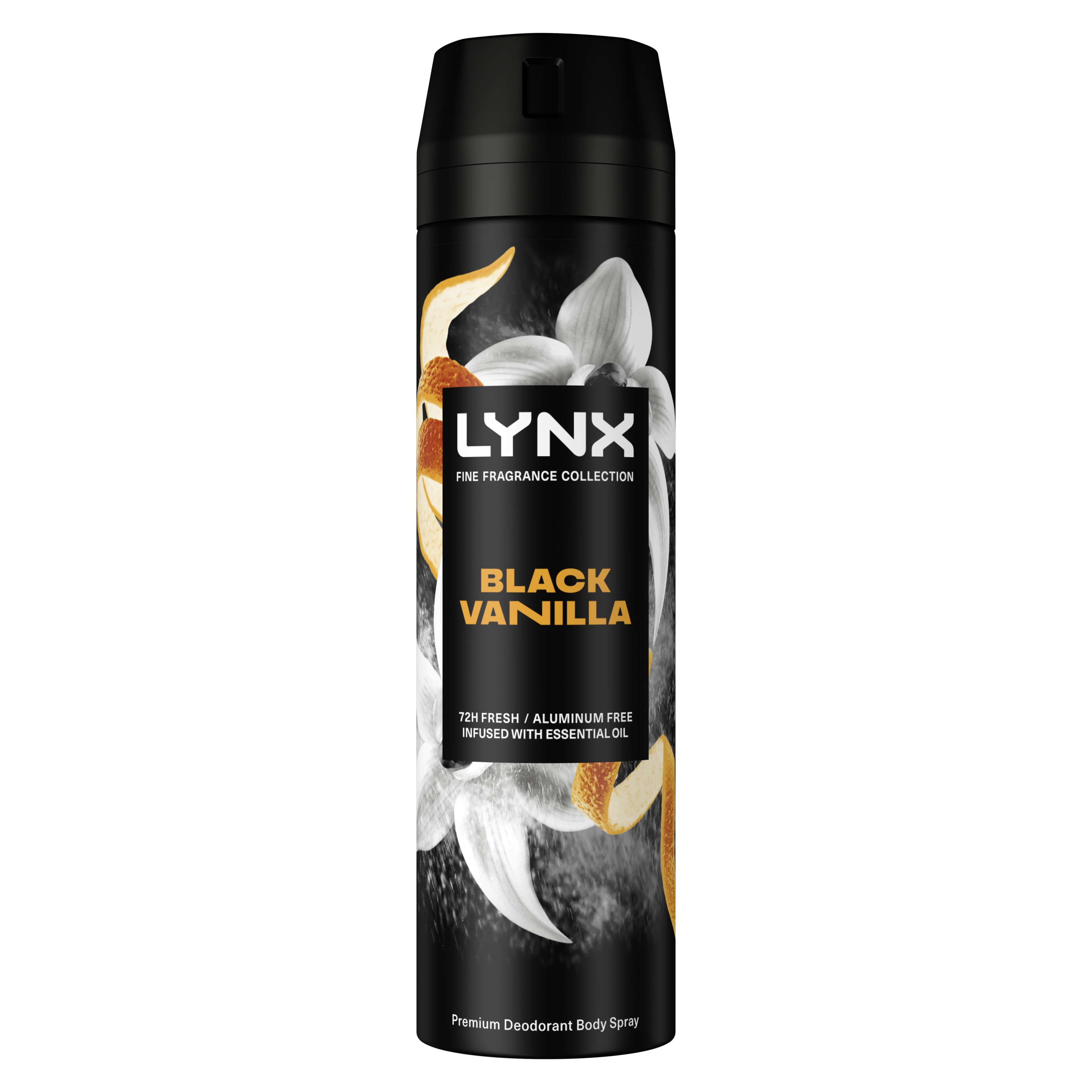 Lynx Black Vanilla Fine Fragrance Premium Deodorant Spray