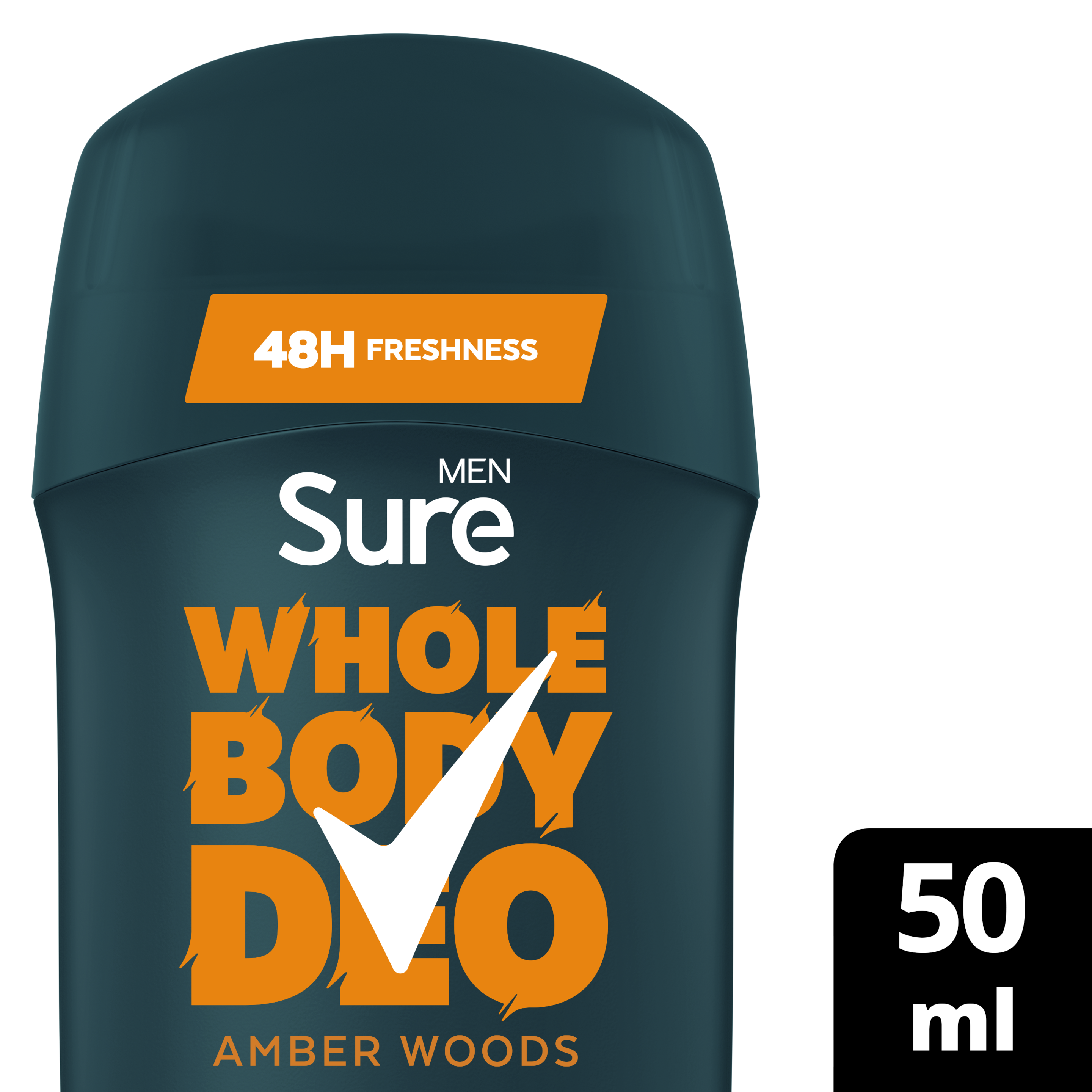 Sure Men 48hr Amber Woods Whole Body Deodorant Stick