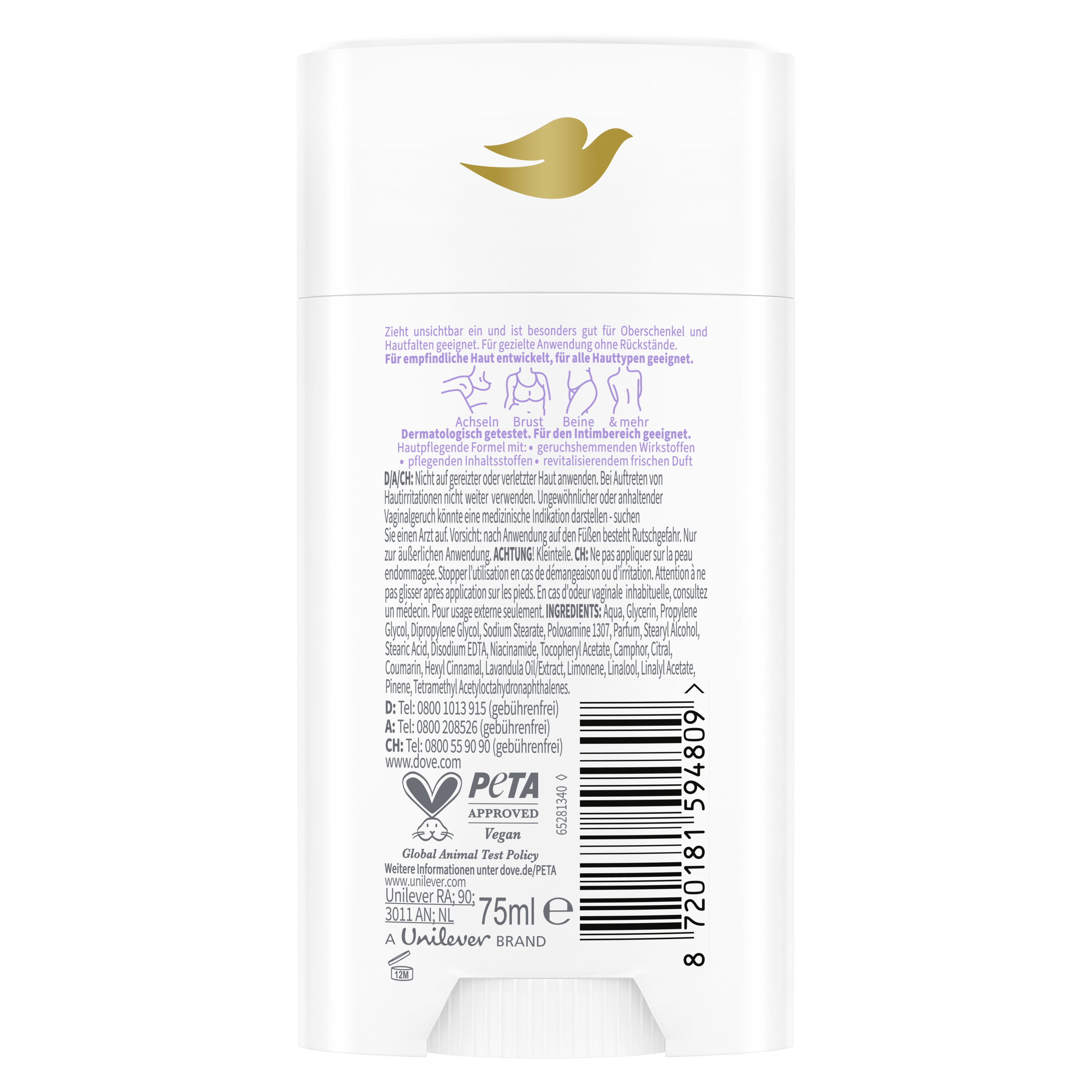 Whole Body Deo Lavendel- & Kamillenduft Deodorant-Stick