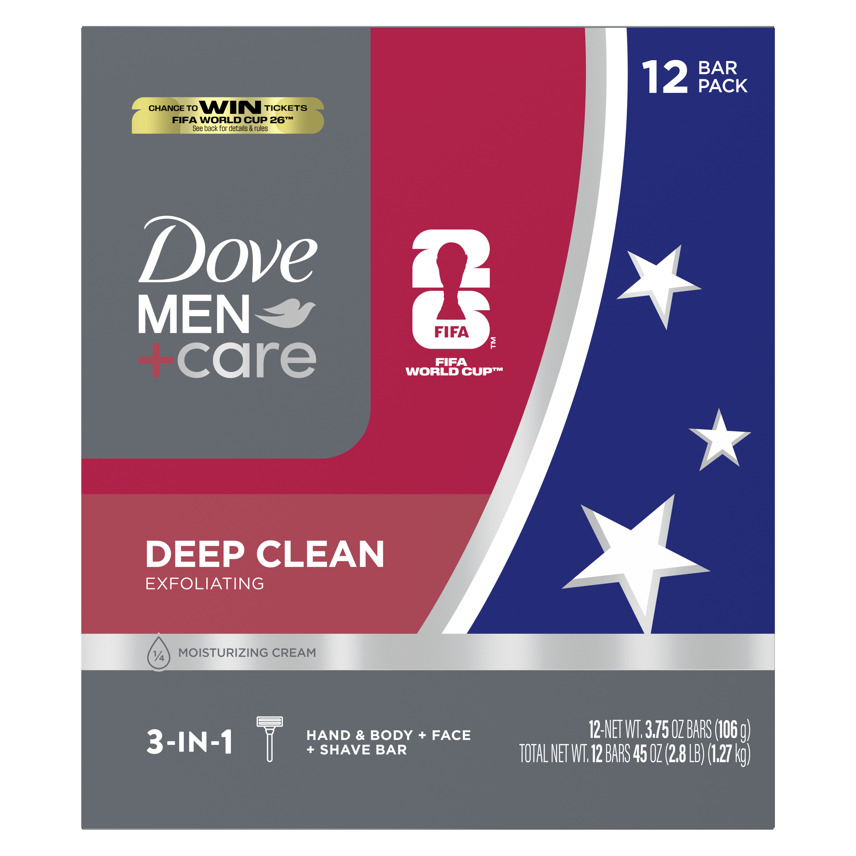 Men+Care Deep Clean Body and Face Bar
