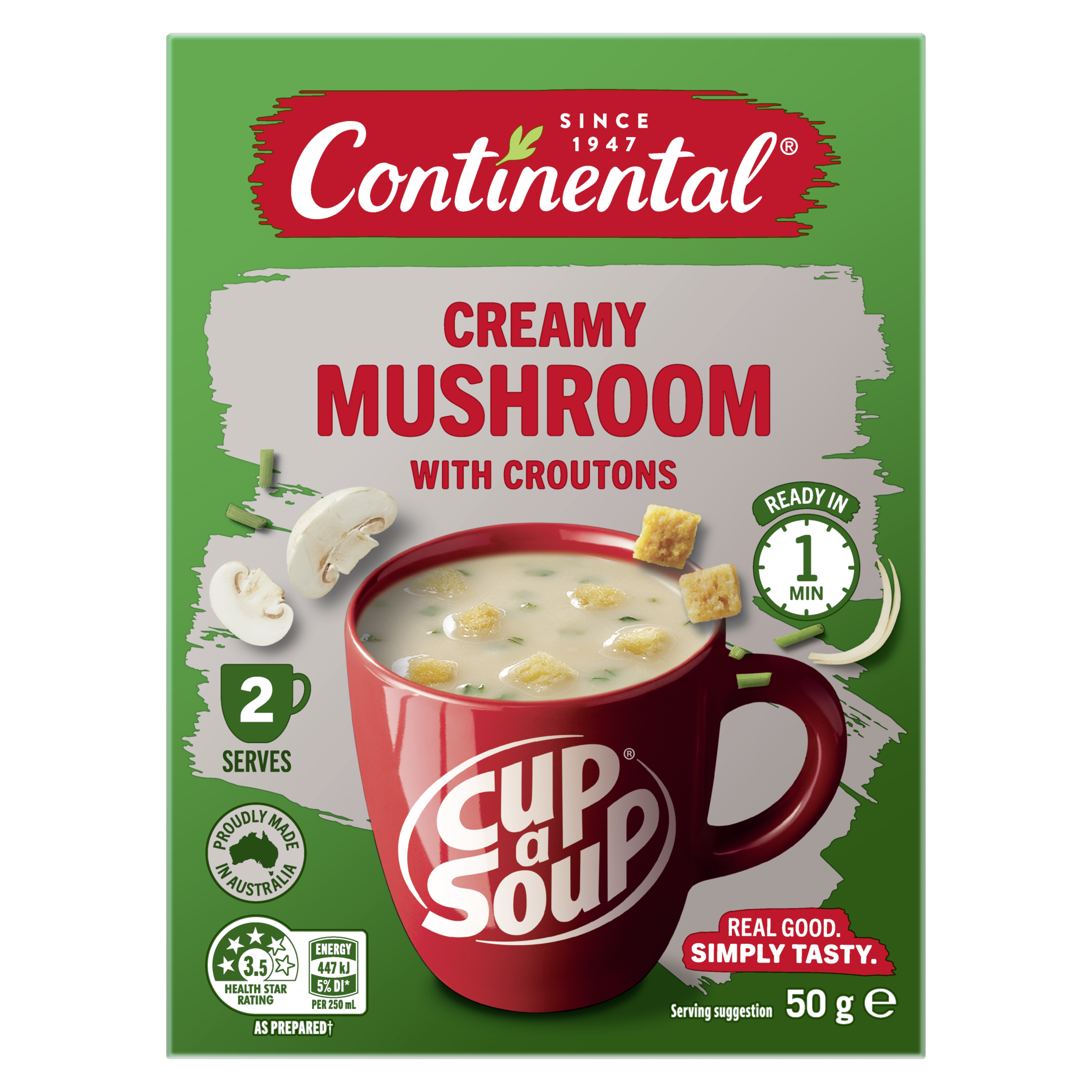 Creamy Mushroom with Croutons