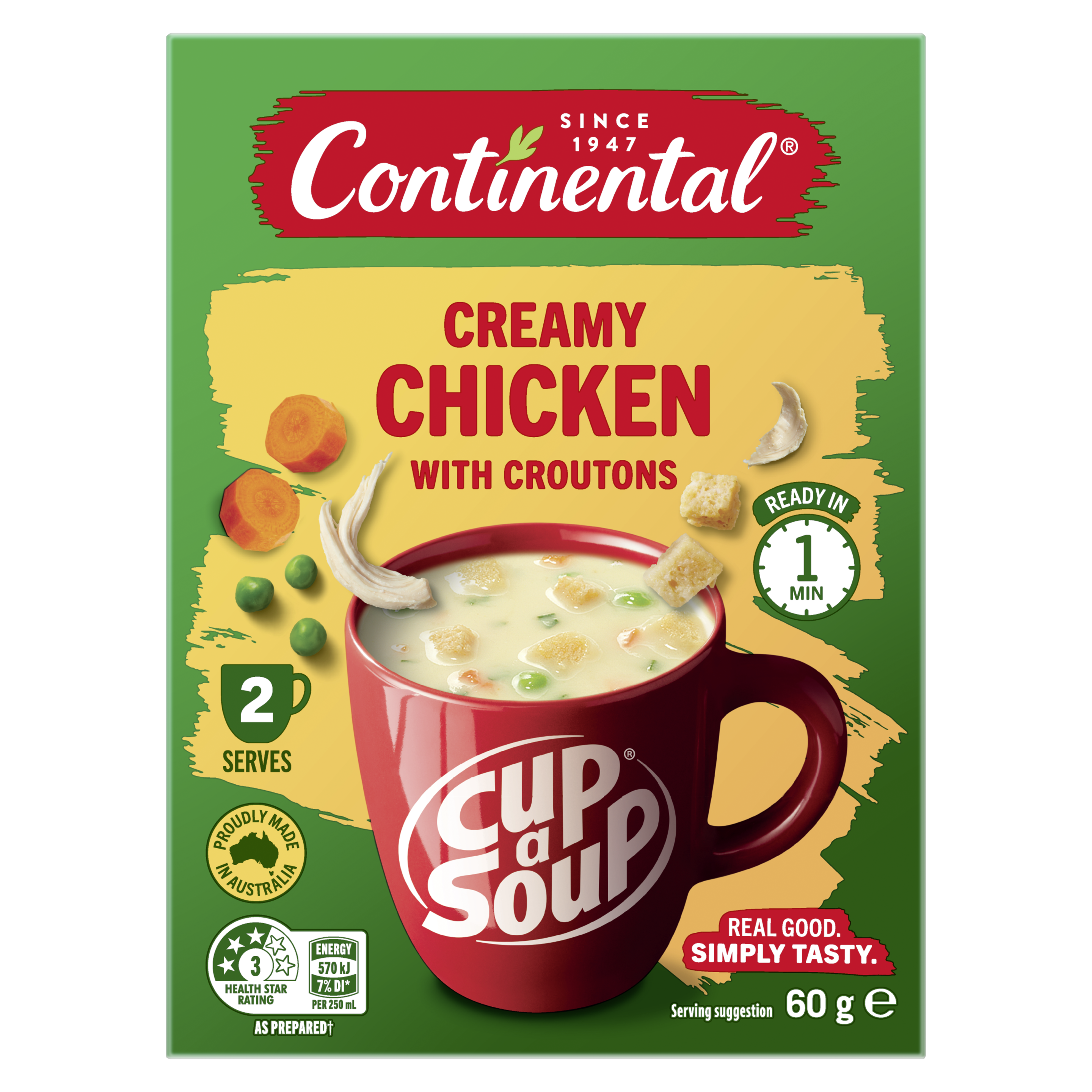 Creamy Chicken with Croutons