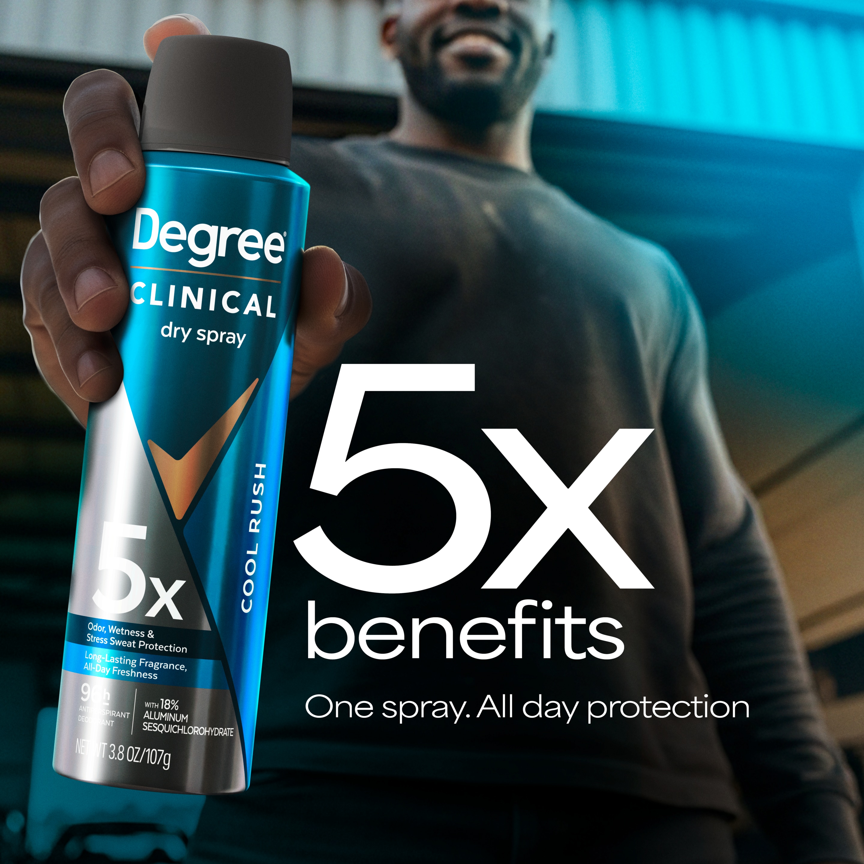 Clinical Cool rush Spray 3.8z packshot