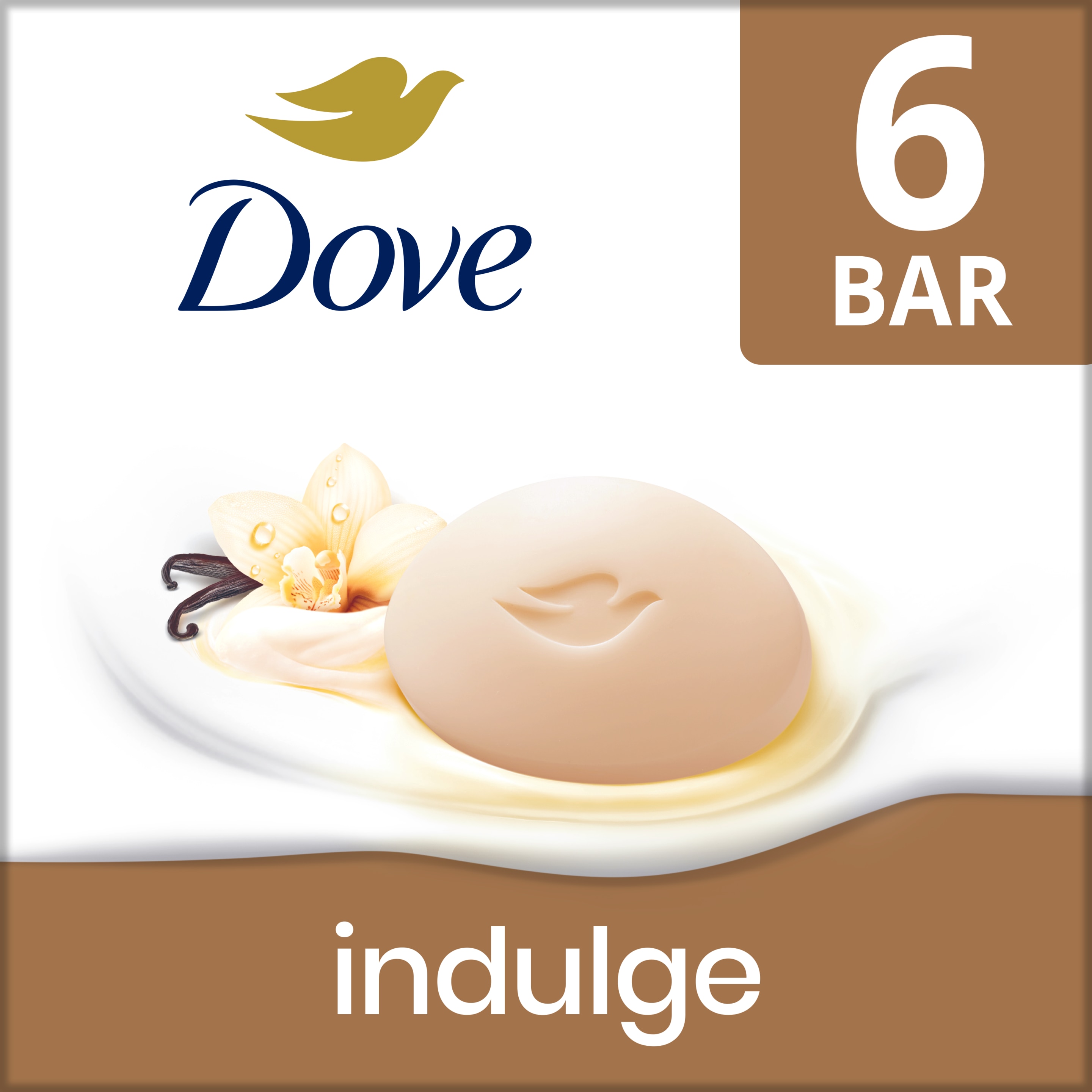 Dove Indulge Beauty Bar 3.75oz 6pk packshot