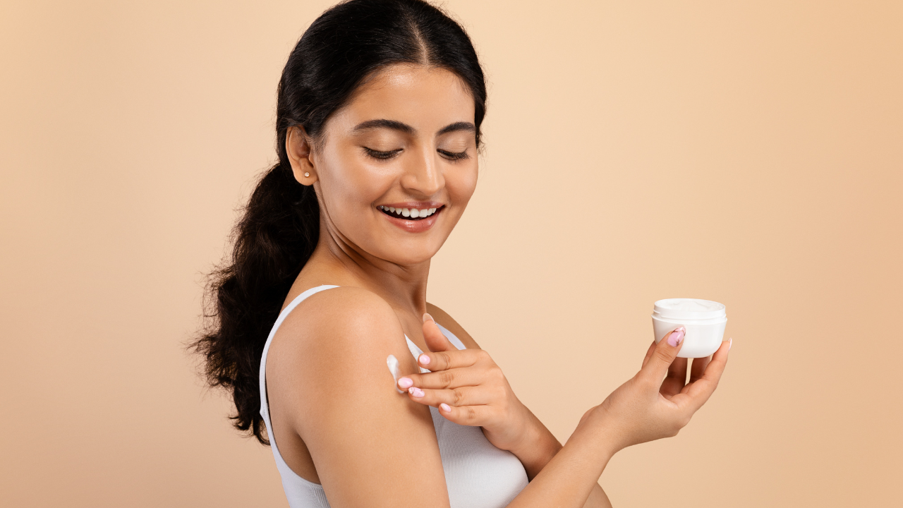 Start with clean, moisturised skin:
