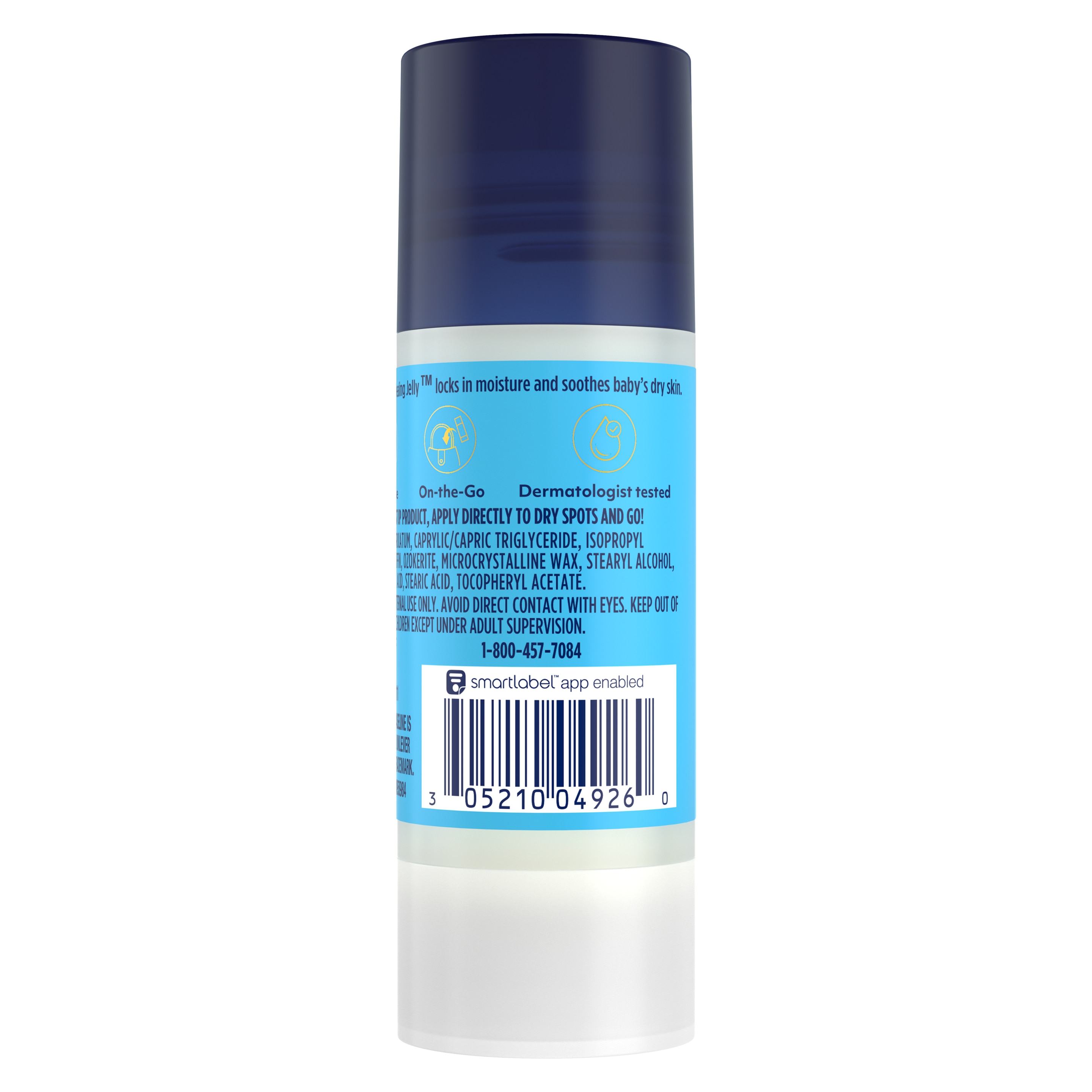 Vaseline® Baby Healing Jelly™ Stick back of pack